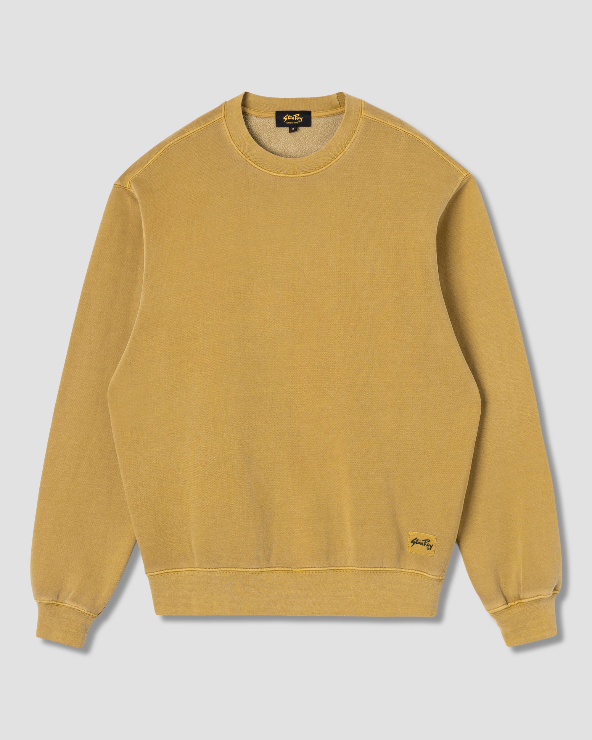 stan-ray-patch-crew-sweatshirt-washed-olive-baumwolle image 1