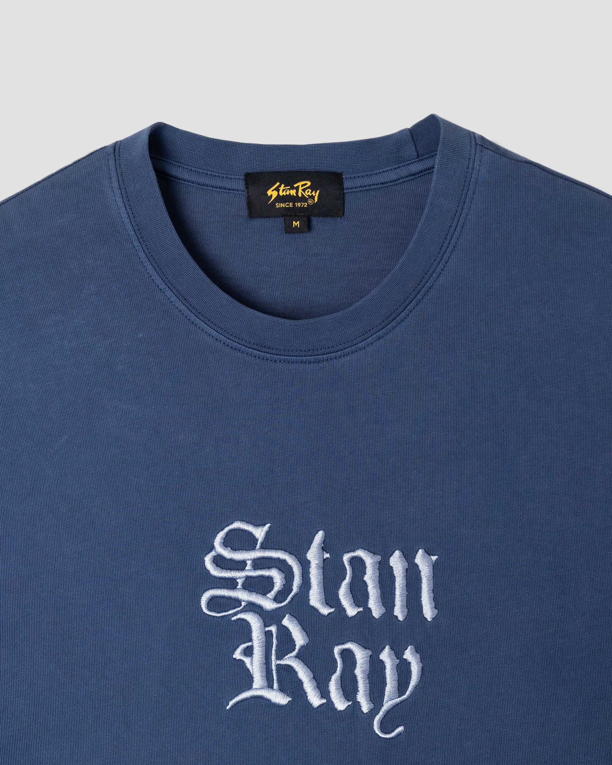 stan-ray-olde-script-tee-t-shirt-washed-navy-stick image 3