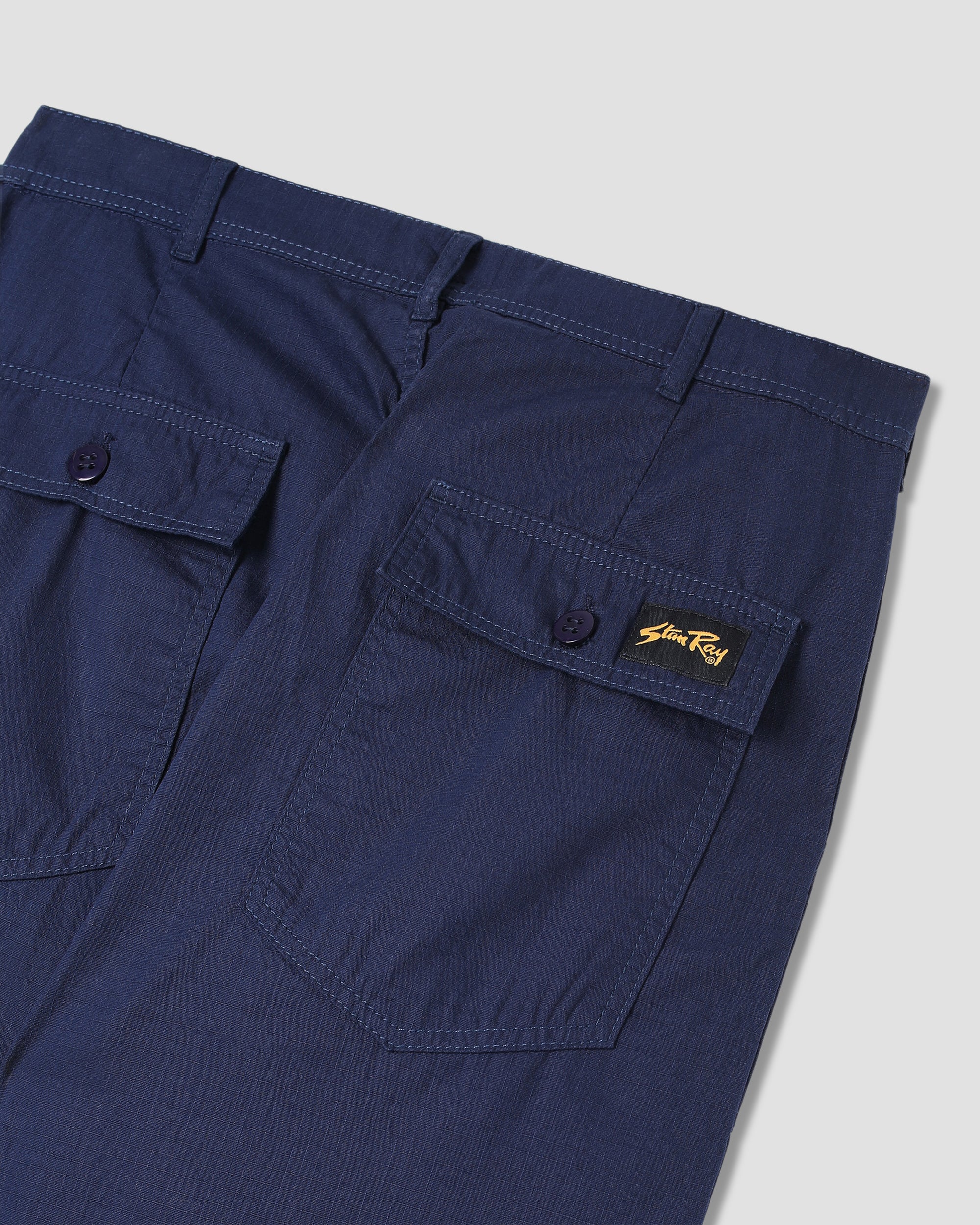 stan-ray-fat-pant-hose-navy-ripstop-baumwolle-lockerer-sitz image 5