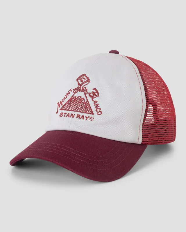 stan-ray-trucker-cap-kappe-dark-red-mesh image 1