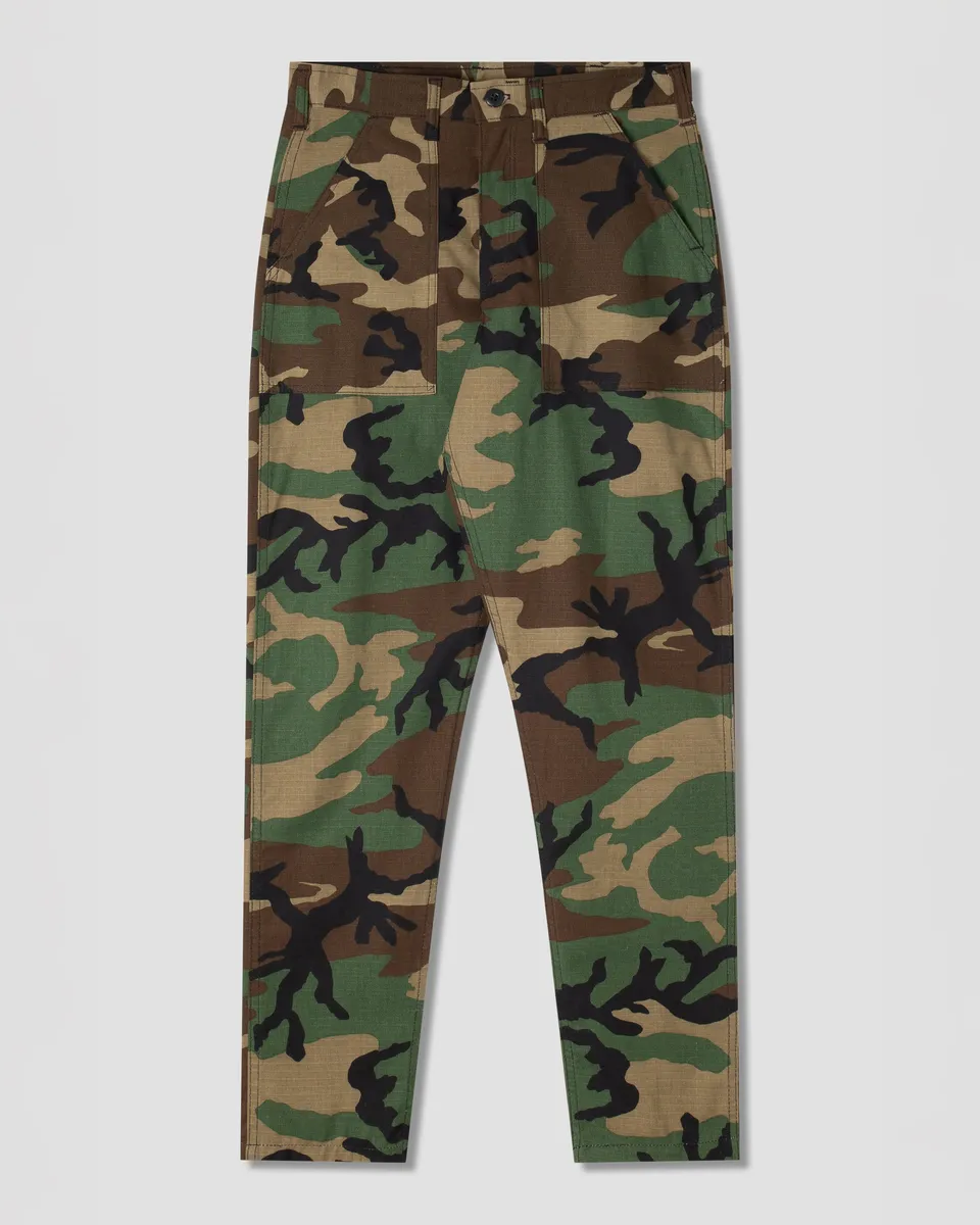 stan-ray-slim-fatigue-woodland-ripstop-hose-camo image 1