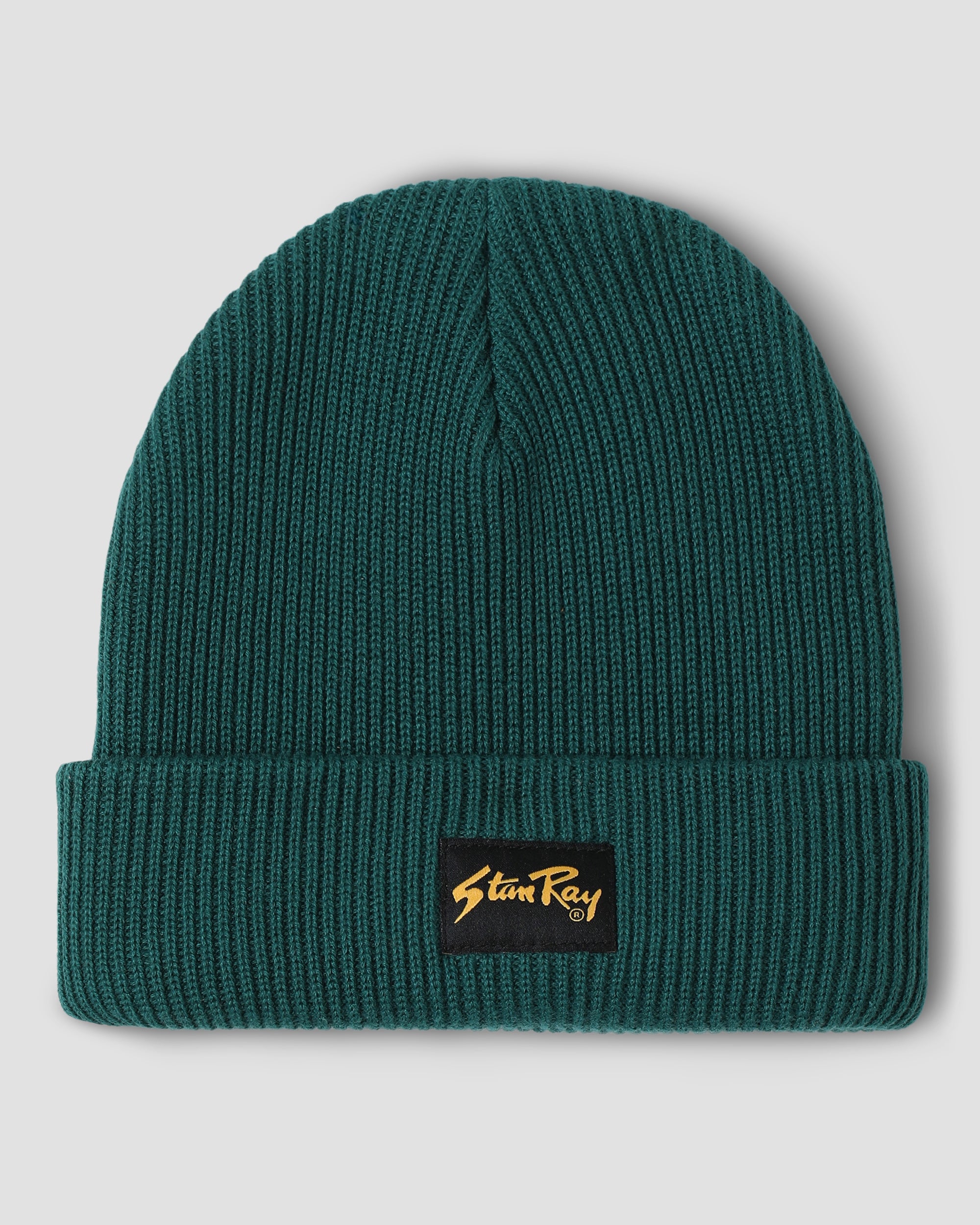 stan-ray-fold-beanie-m-tze-botanical-green-acryl image 1