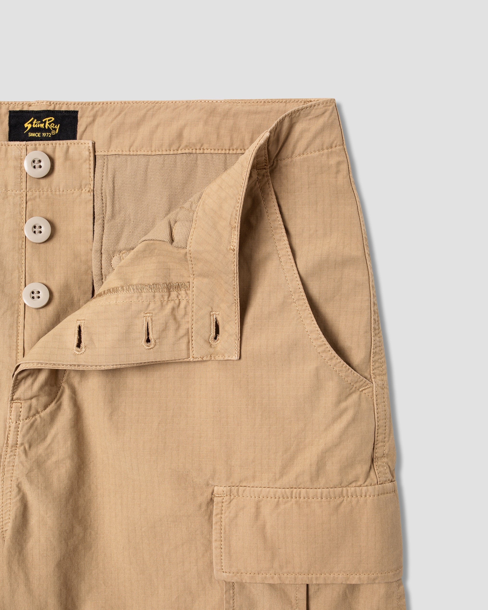 stan-ray-cargo-short-cargoshorts-khaki-ripstop-lose image 7