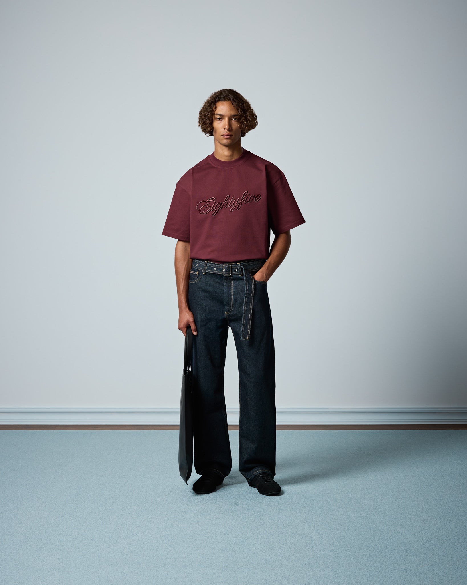 eightyfive-tops-heavy-embroidered-t-shirt-shirt-burgundy image 4