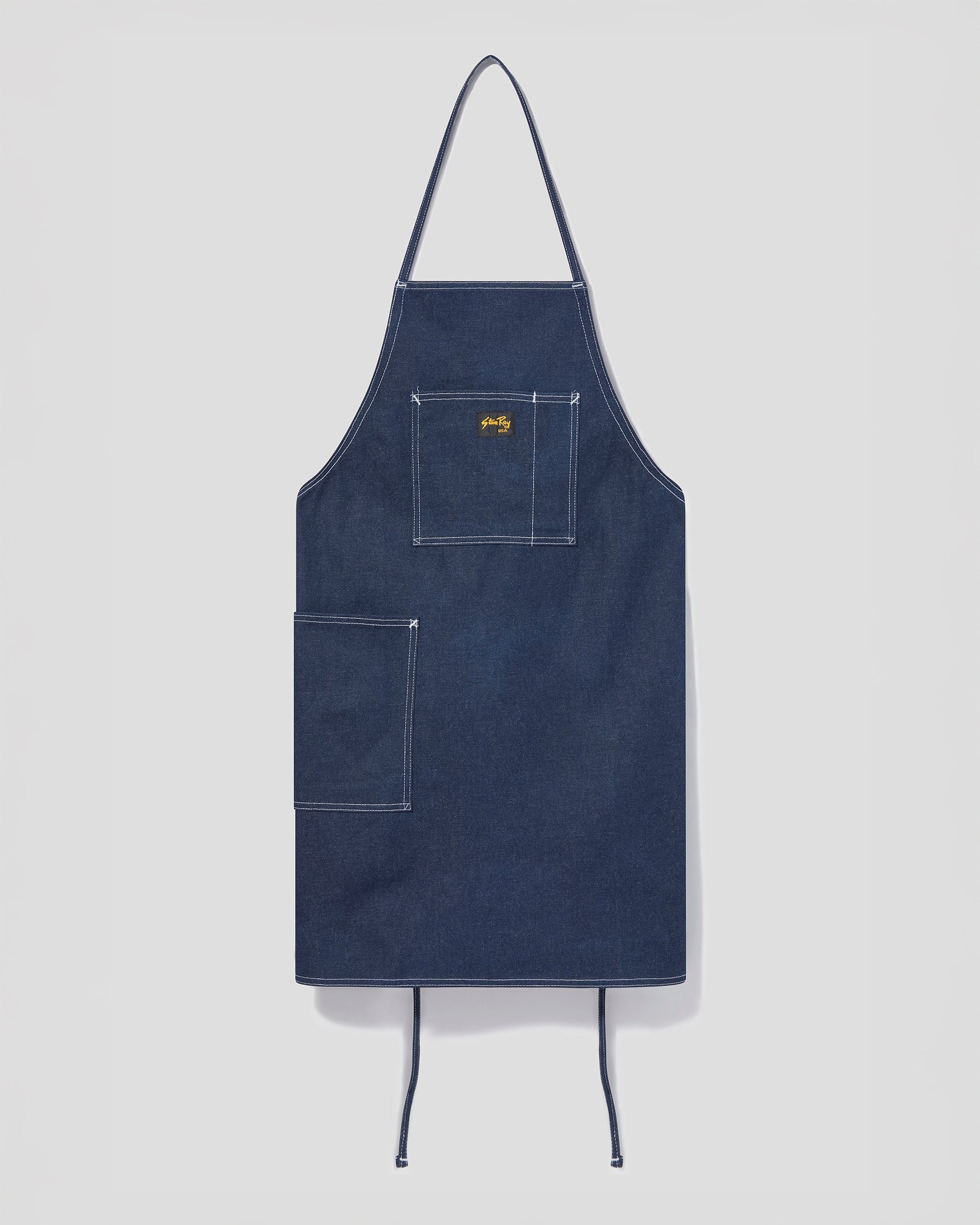 stan-ray-apron-sch-rze-indigo-denim-baumwolle-one-size image 1