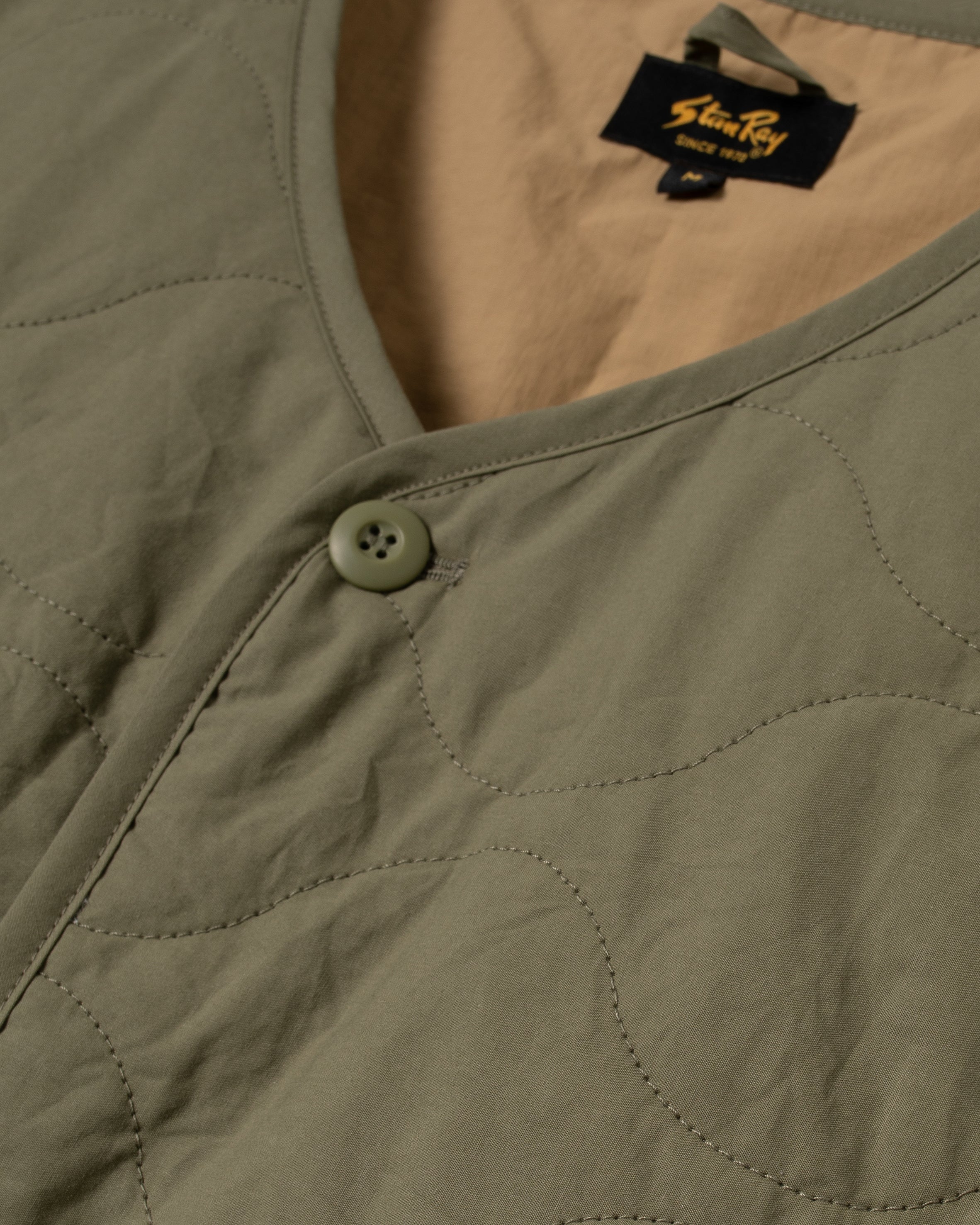 stan-ray-liner-vest-weste-olive-baumwolle image 7