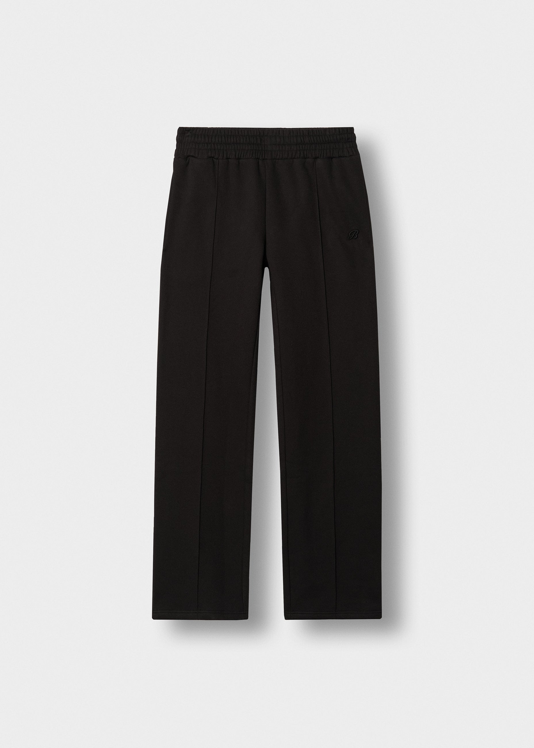 burocs-wide-leg-seam-sweat-pants-black-baumwolle image 1