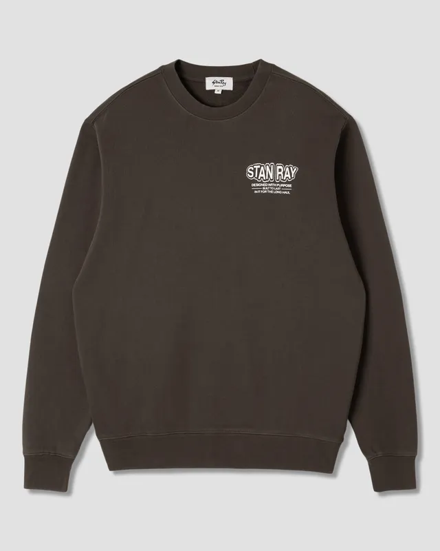 stan-ray-long-haul-crew-washed-black-sweatshirt image 1