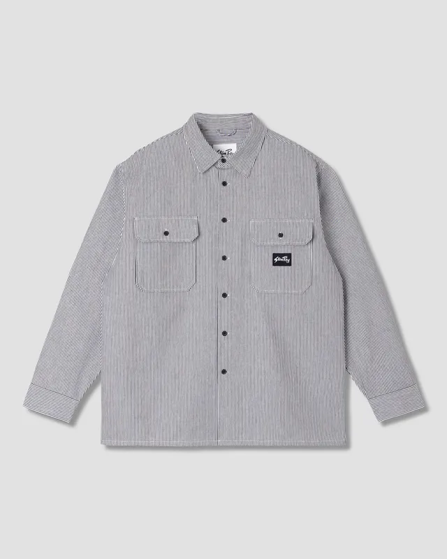 stan-ray-pro-utility-langarmhemd-hickory-workwear-twill image 1