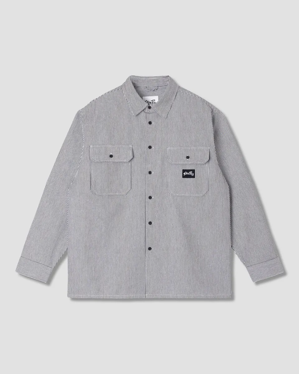 stan-ray-pro-utility-langarmhemd-hickory-workwear-twill image 1