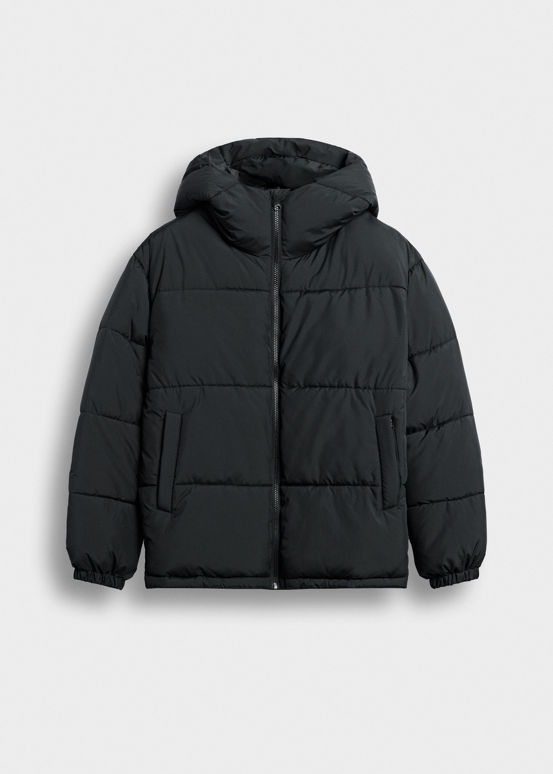 burocs-jackets-basic-hooded-puffer-jacket-black-kapuze image 1