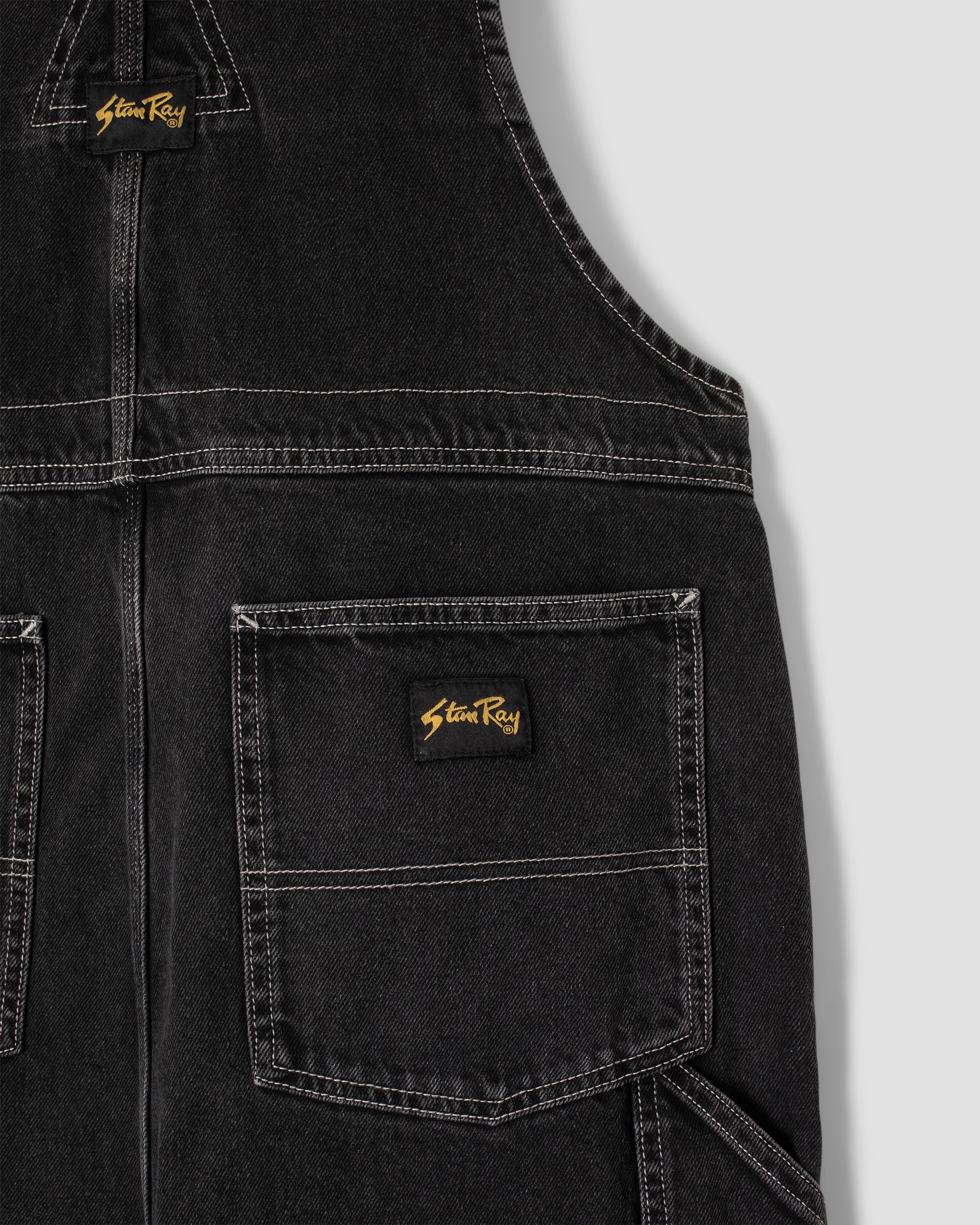 stan-ray-earls-bib-latzhose-washed-black-denim image 6