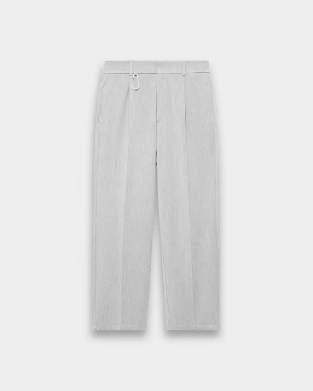 eightyfive-bottoms-pleated-baggy-tailored-pants-hose-grey-w32 image 1