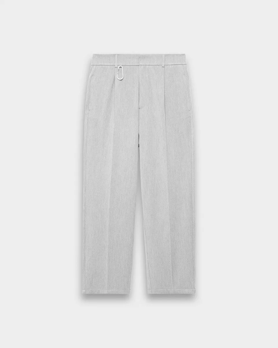 eightyfive-bottoms-pleated-baggy-tailored-pants-hose-grey-w32 image 1