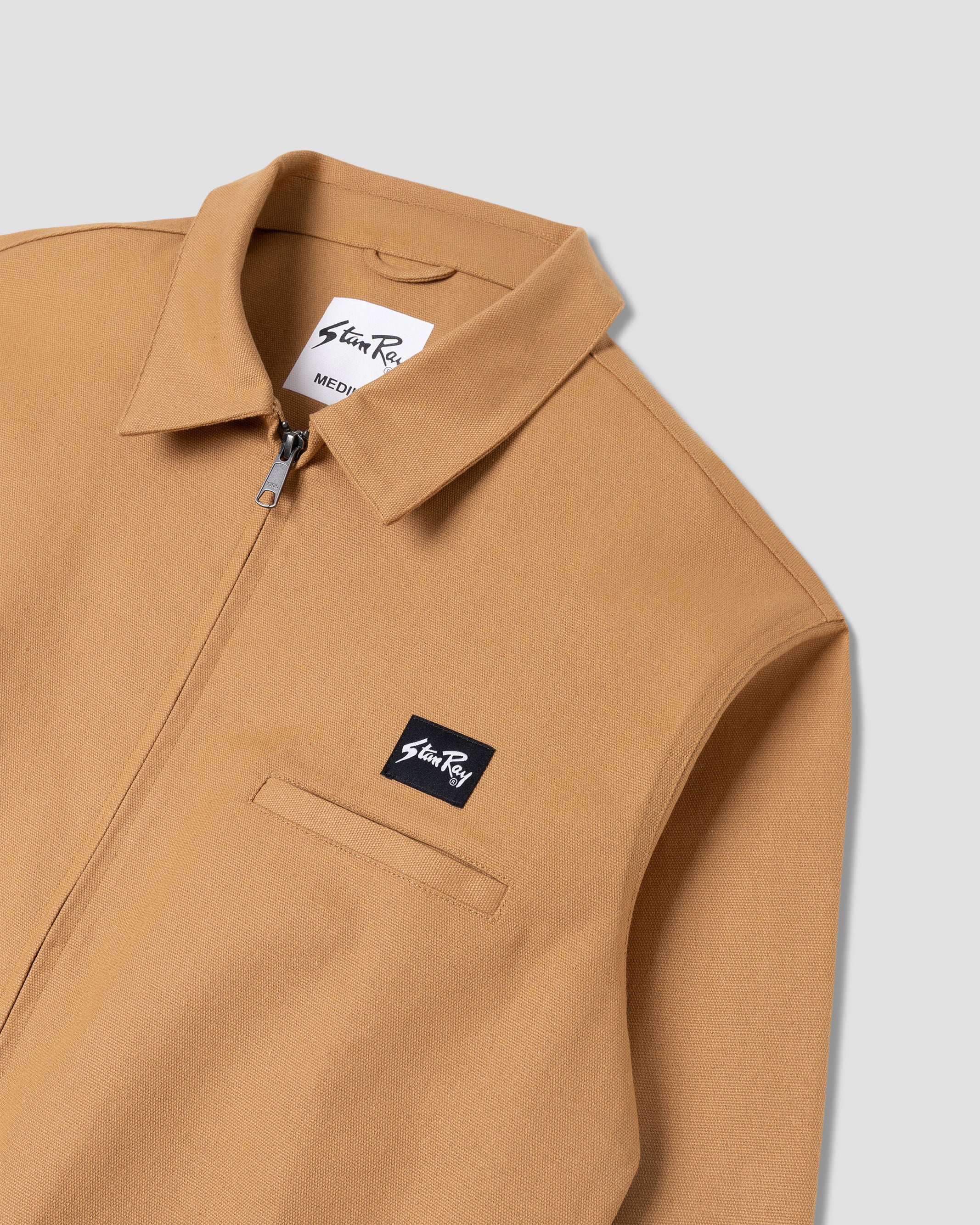 stan-ray-garage-jacket-arbeitsjacke-braun-canvas image 5