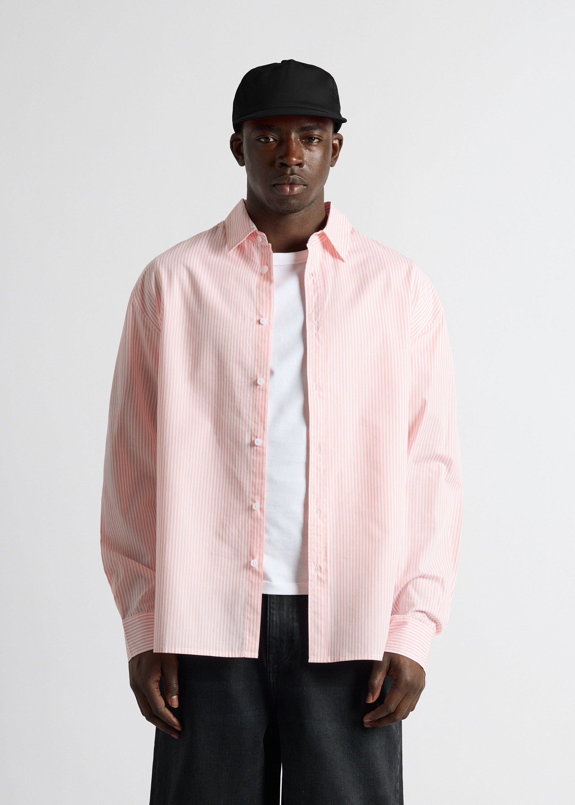burocs-cotton-long-sleeve-shirt-herren-hemd-peach-streifen image 4