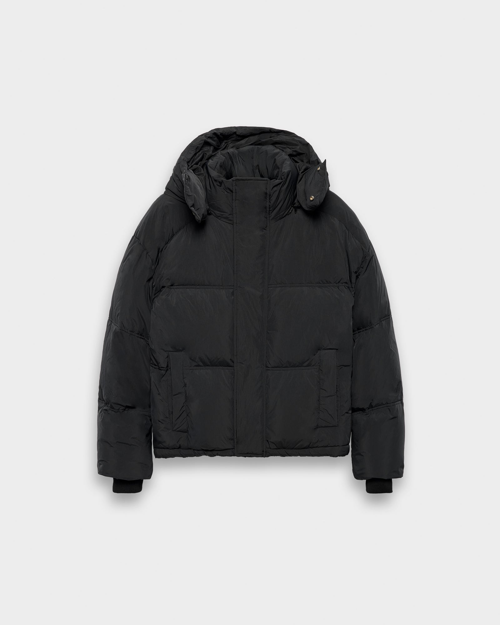 eightyfive-nylon-down-puffer-jacket-herren-black-daunen image 1