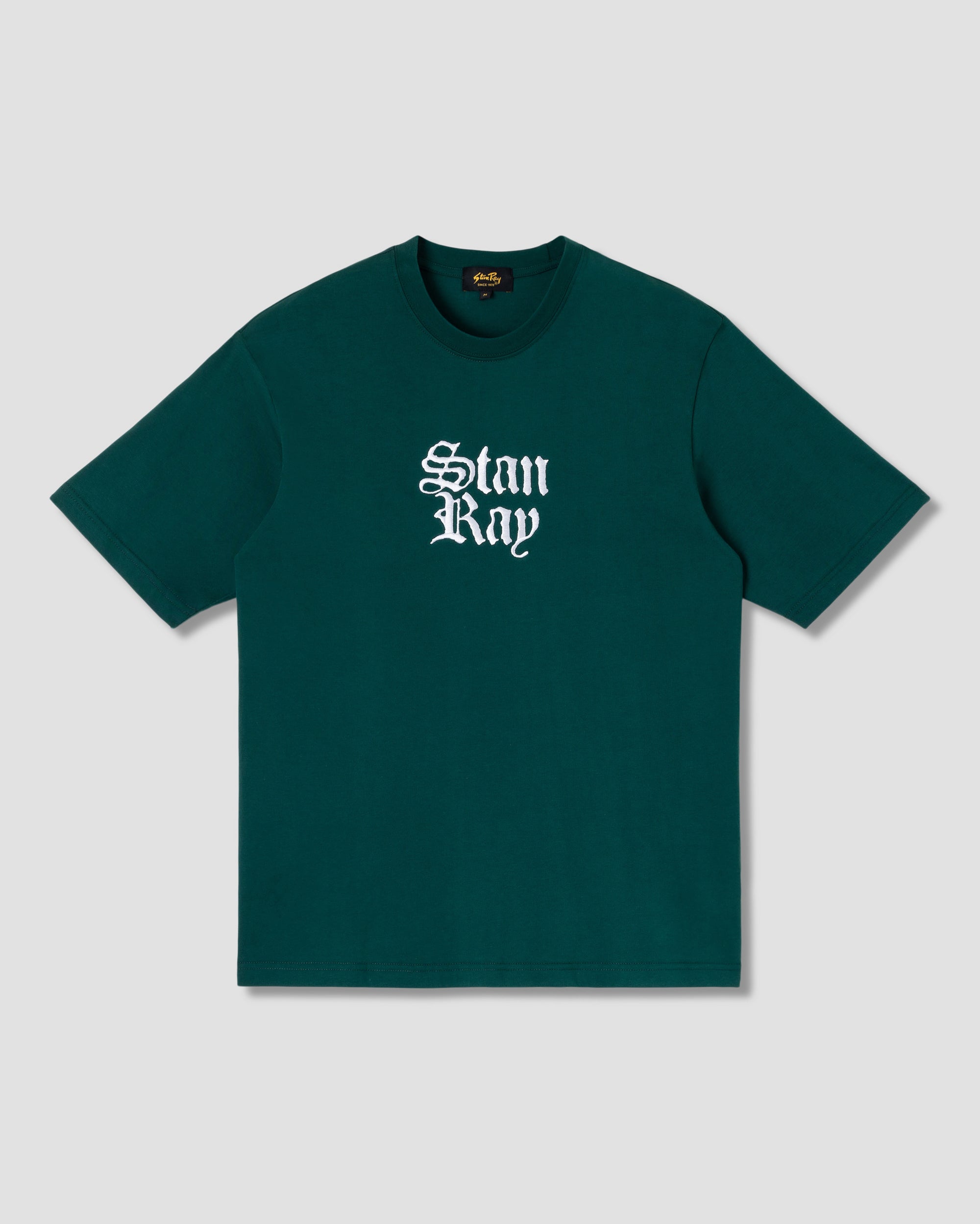 stan-ray-olde-script-t-shirt-botanical-green-220gsm image 1