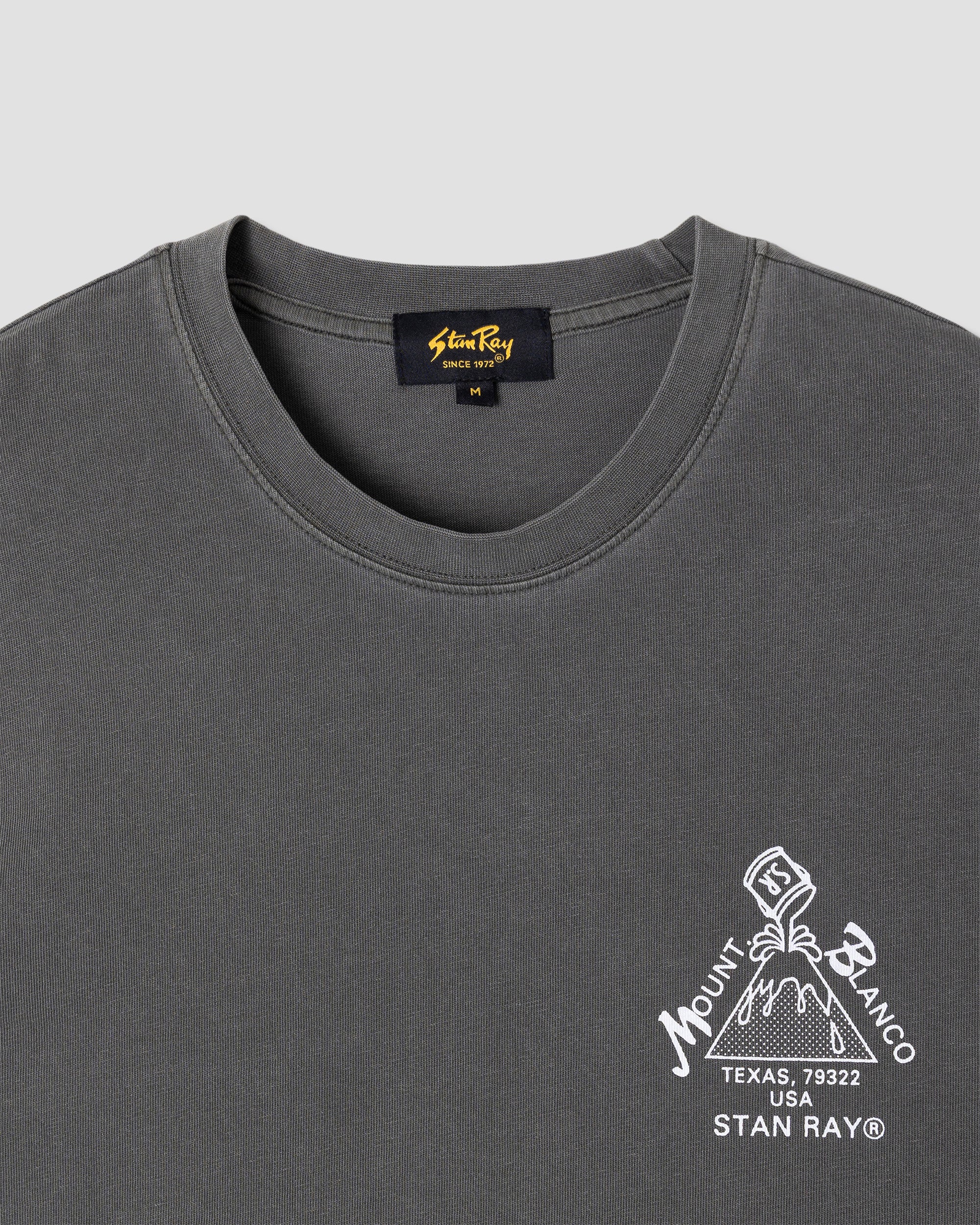 stan-ray-mount-blanco-tee-t-shirt-washed-black-baumwolle image 4