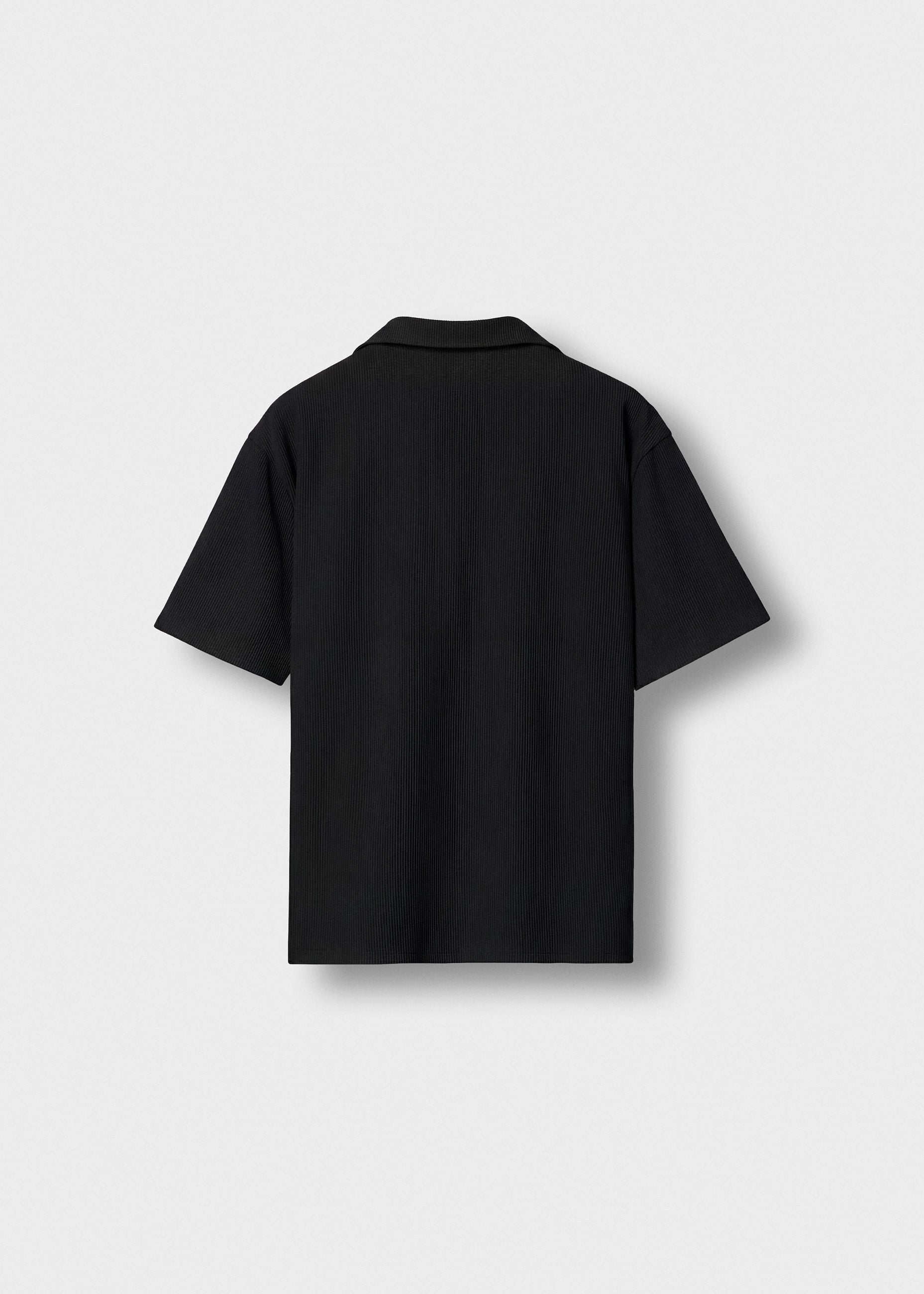 burocs-shirts-plissee-short-sleeve-shirt-hemd-schwarz image 2