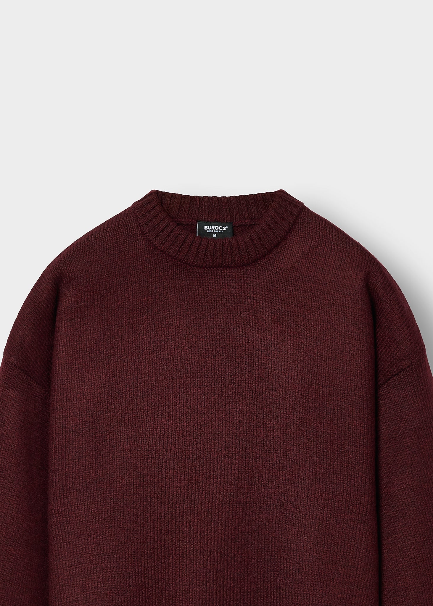 burocs-knitwear-knit-crewneck-sweater-pullover-bordeaux image 3
