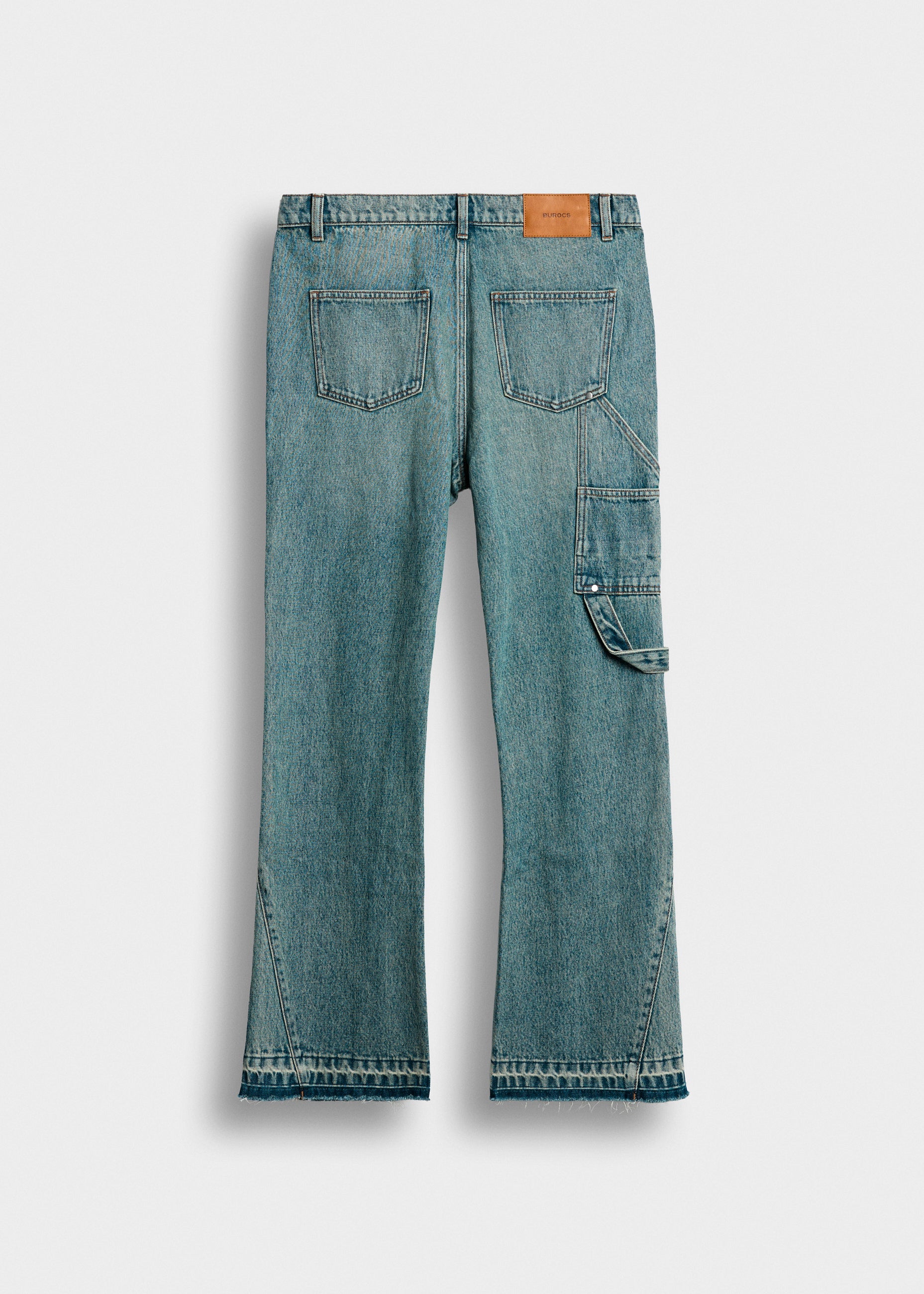 burocs-tony-flared-carpenter-jeans-azure-blue-bootcut image 2