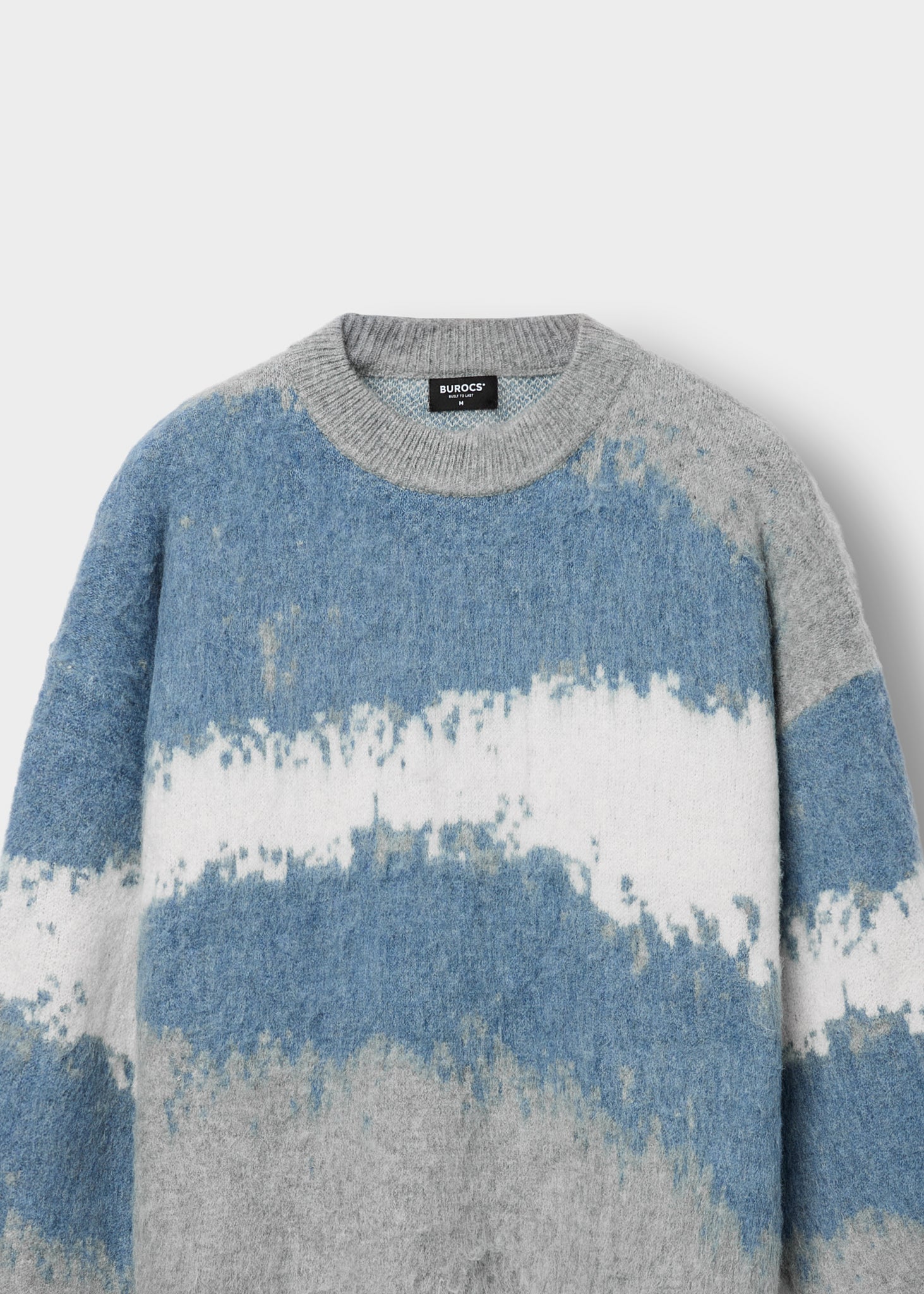 burocs-hairy-cloudtrace-knit-sweater-blau-oversize image 5