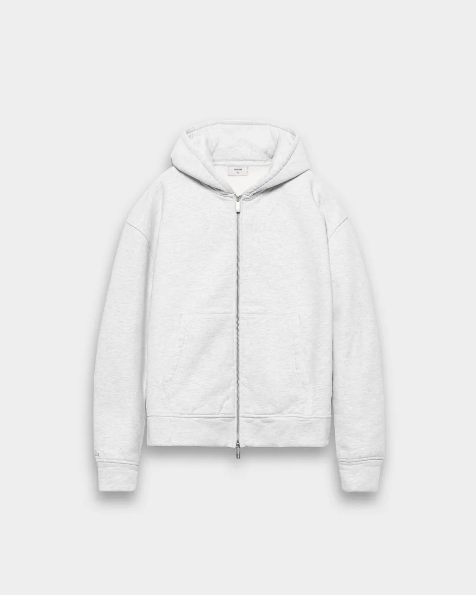 eightyfive-signature-heavy-zip-hoodie-ash-grey image 1