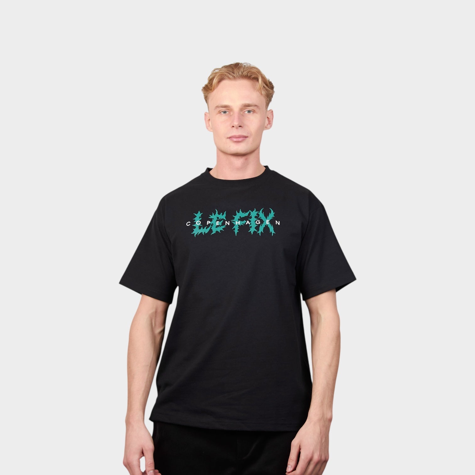 le-fix-trash-t-shirt-schwarz-frontprint-baumwolle image 2