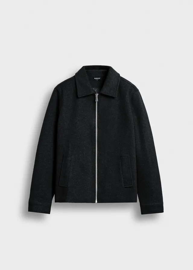burocs-zipped-jacket-jacke-schwarz-wolloptik-gr-m image 1