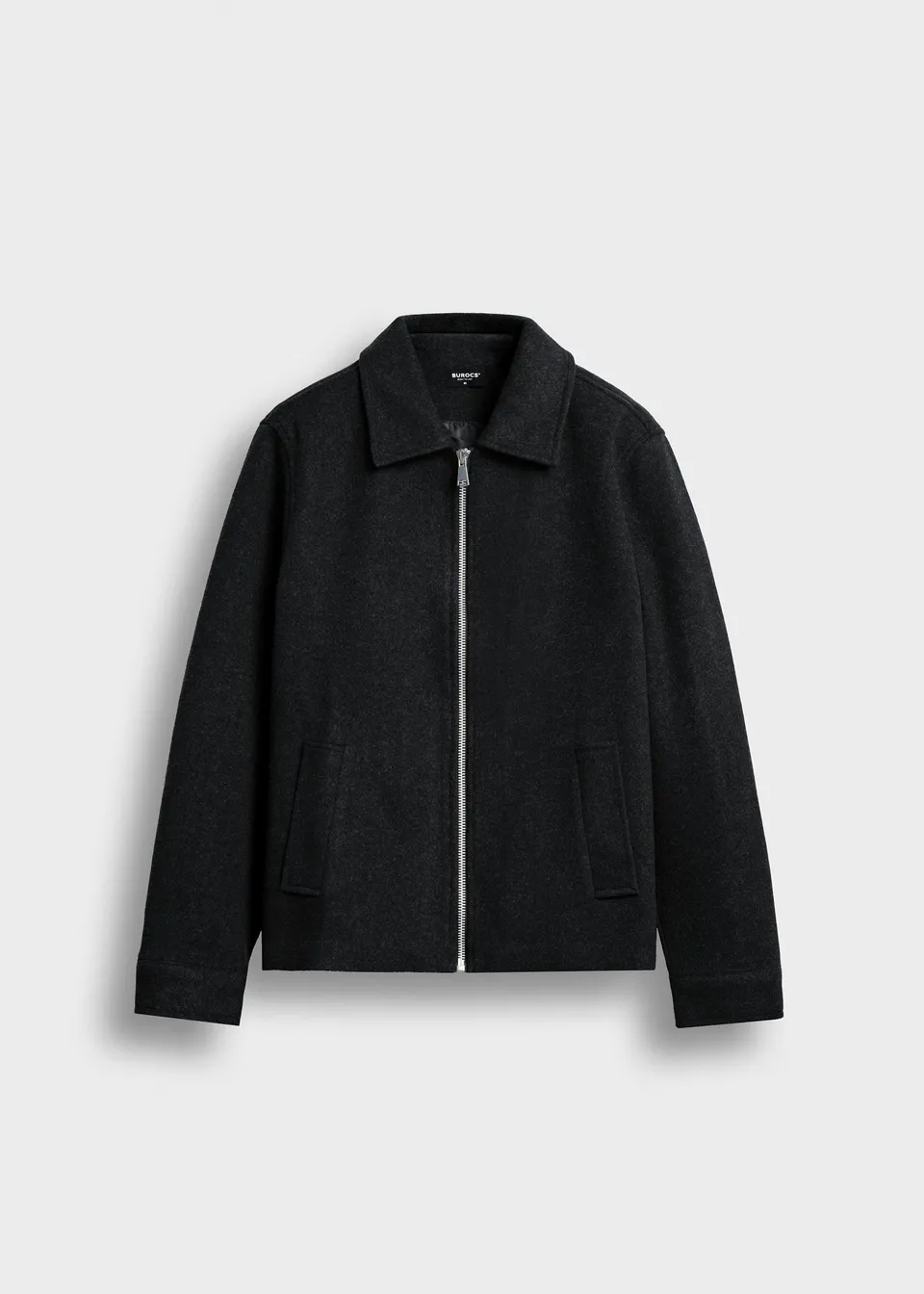 burocs-zipped-jacket-jacke-schwarz-wolloptik-gr-m image 1
