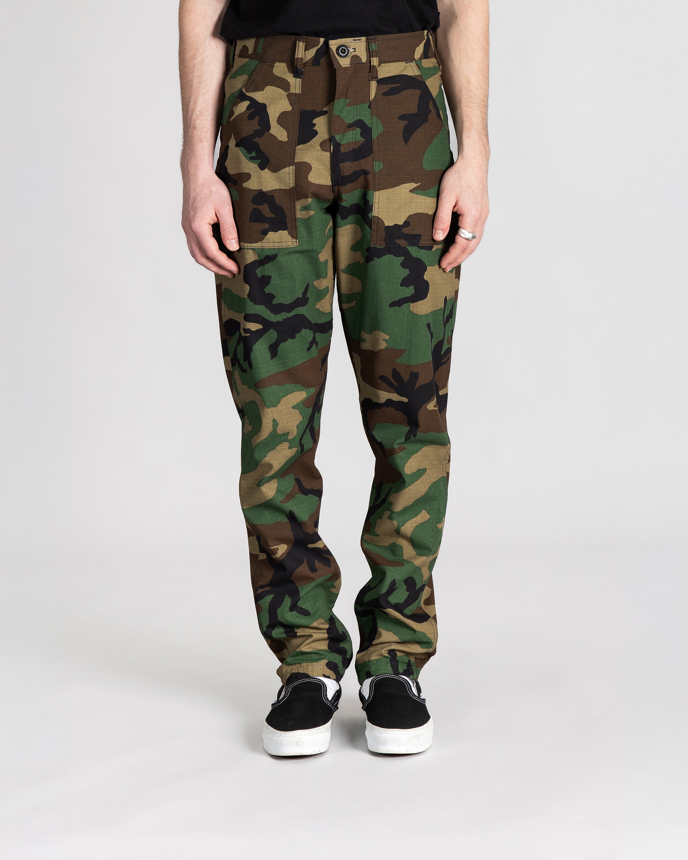 stan-ray-slim-fatigue-woodland-ripstop-hose-camo image 2