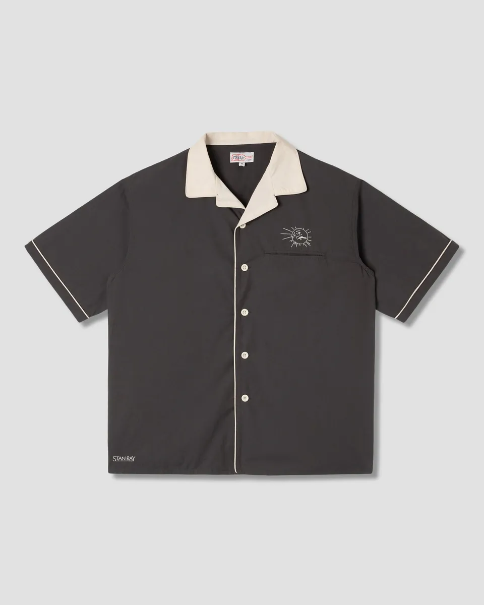 stan-ray-shirts-bowling-shirt-kurzarmhemd-raven-black image 1