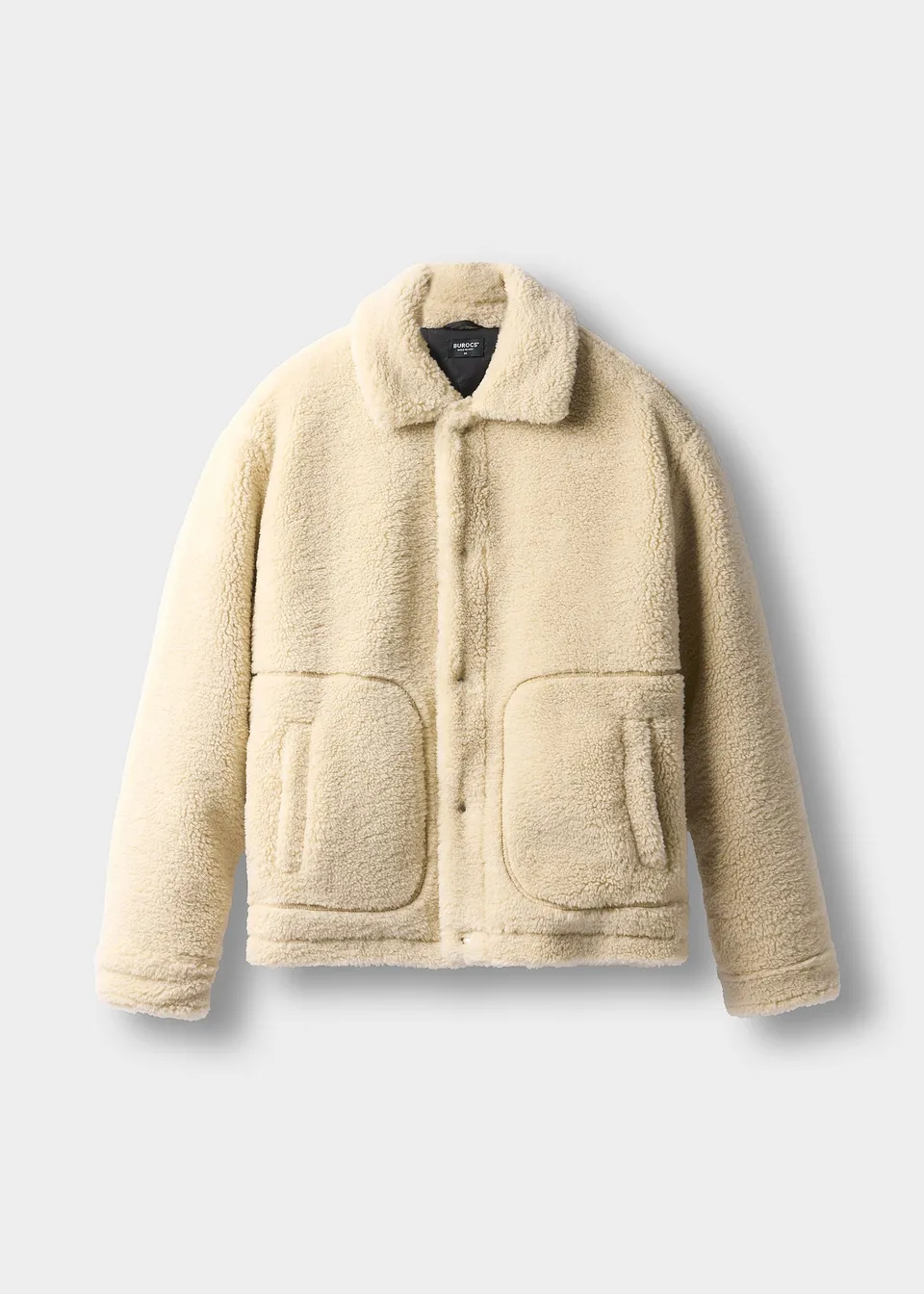 burocs-teddy-jacket-teddyjacke-beige-wattiert image 1