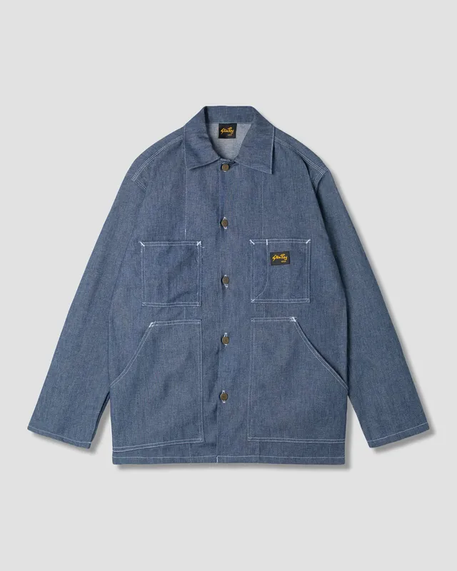 stan-ray-shop-jacket-arbeitsjacke-washed-chambray image 1