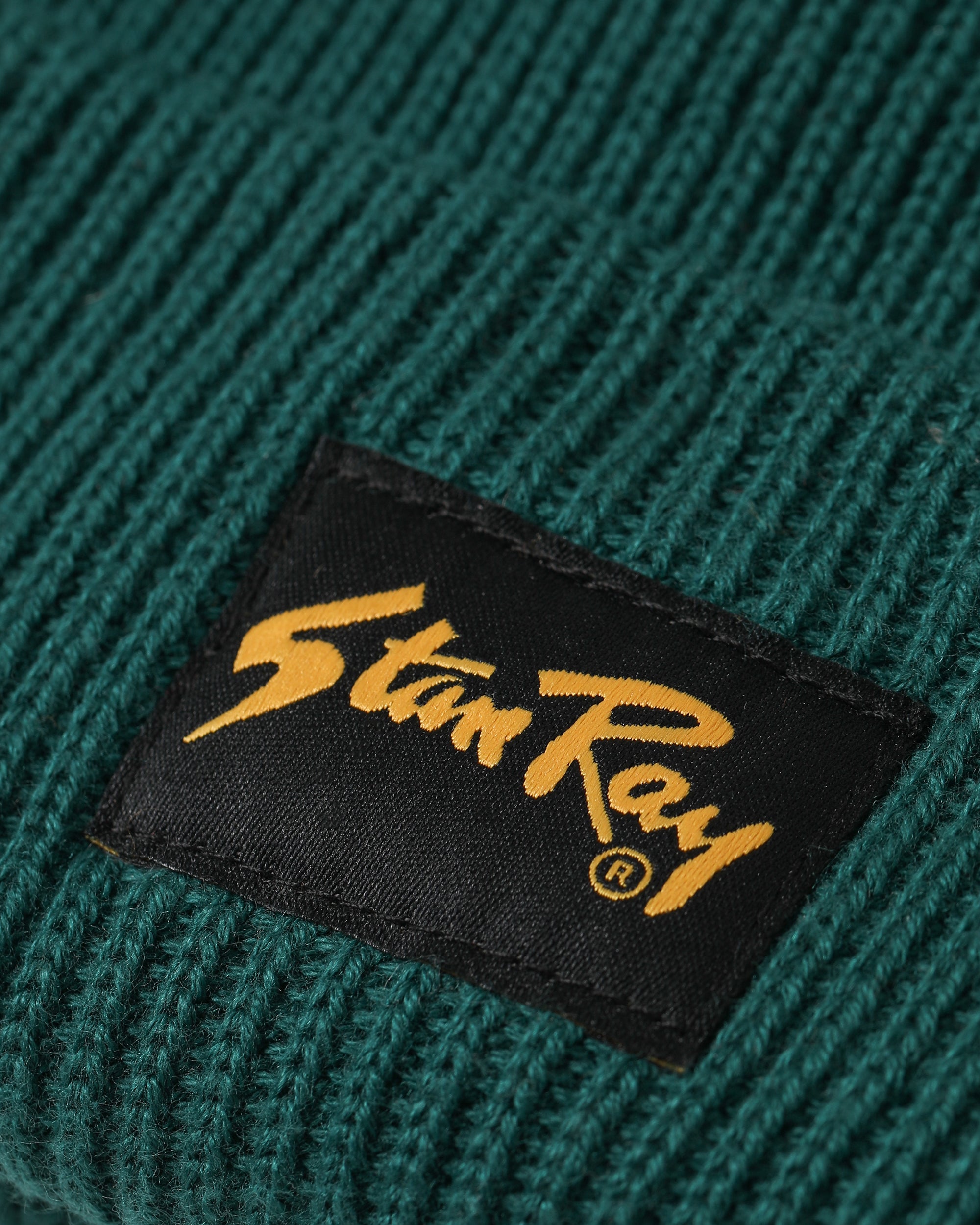 stan-ray-fold-beanie-m-tze-botanical-green-acryl image 2