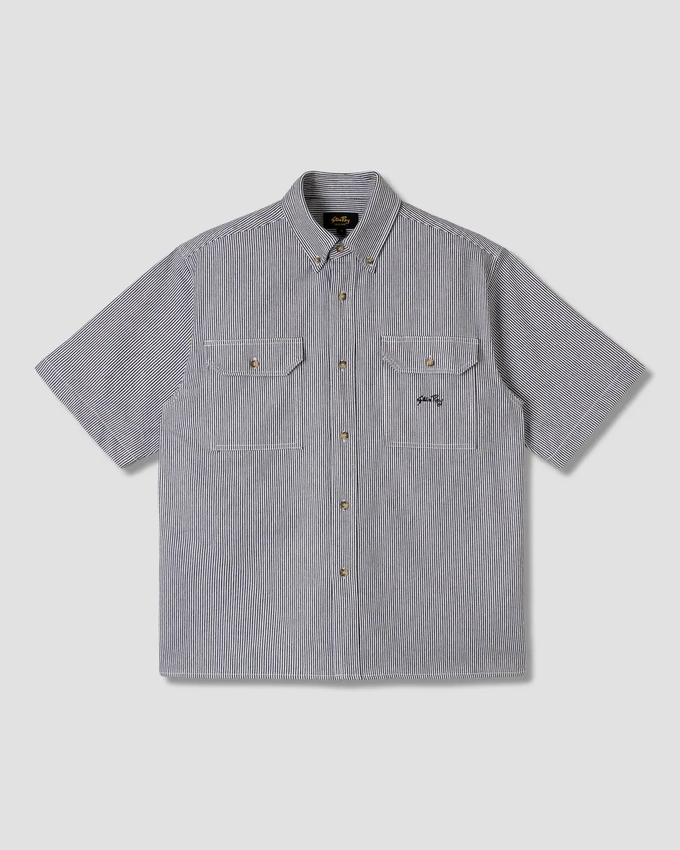 stan-ray-work-shirt-hemd-aged-hickory-stripe-baumwolle image 1