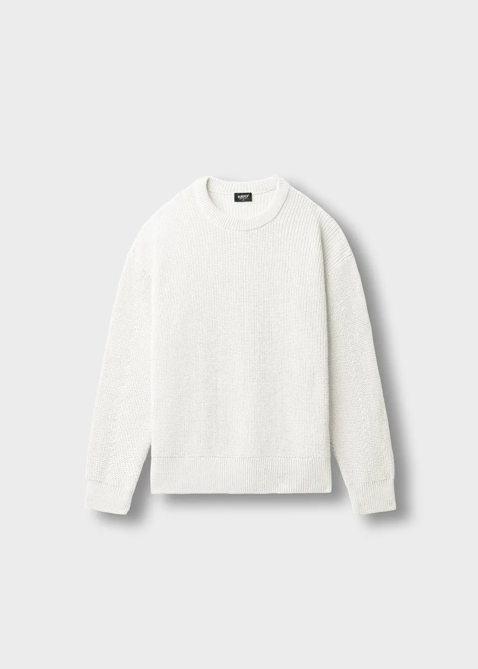 burocs-knitwear-chunky-knit-sweater-ecru-grobstrick image 1