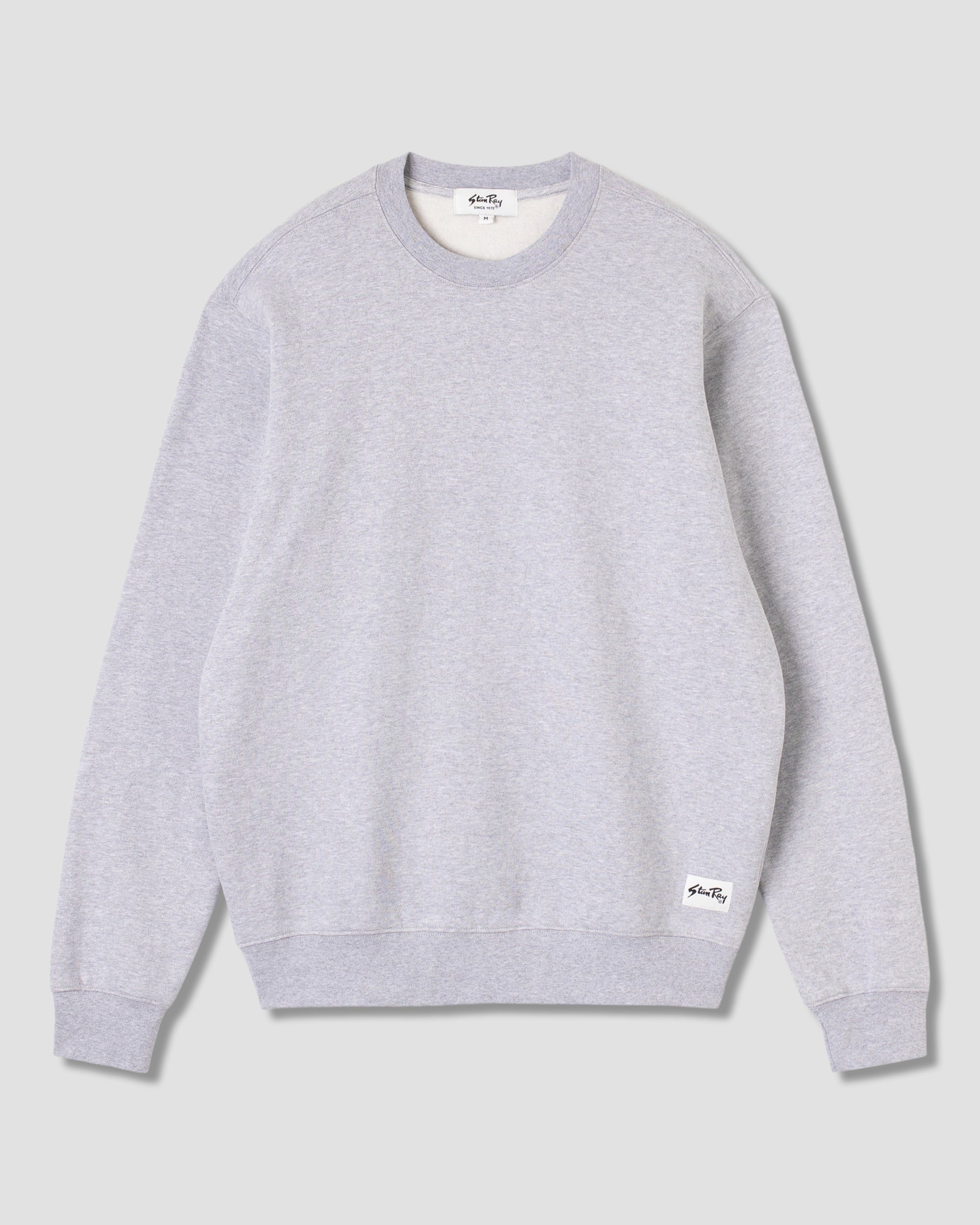 stan-ray-patch-crew-sweatshirt-grey-heather-baumwolle image 1