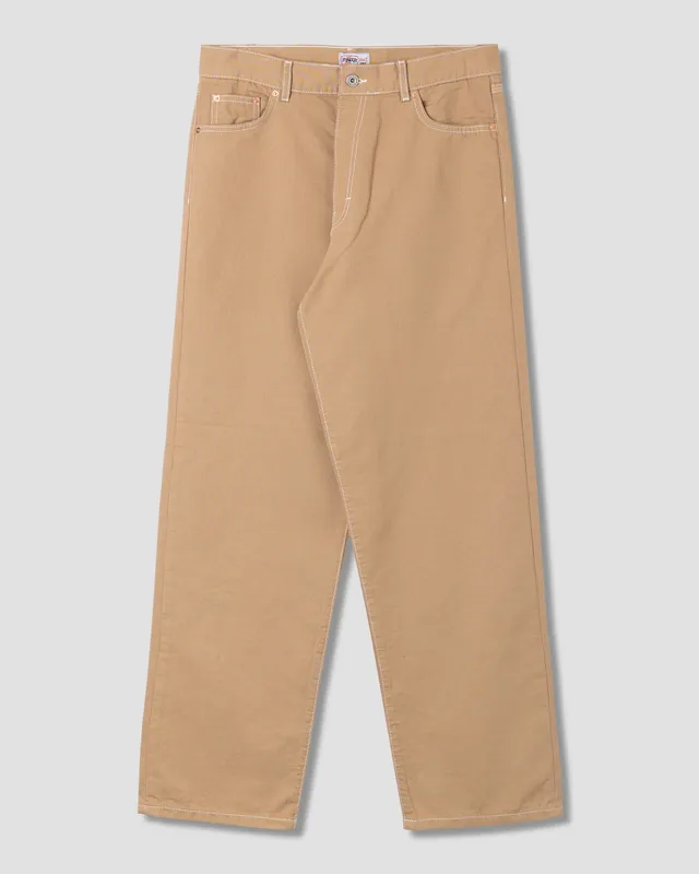 stan-ray-wide-5-hose-khaki-bedford-lockere-5-pocket-jeans image 1
