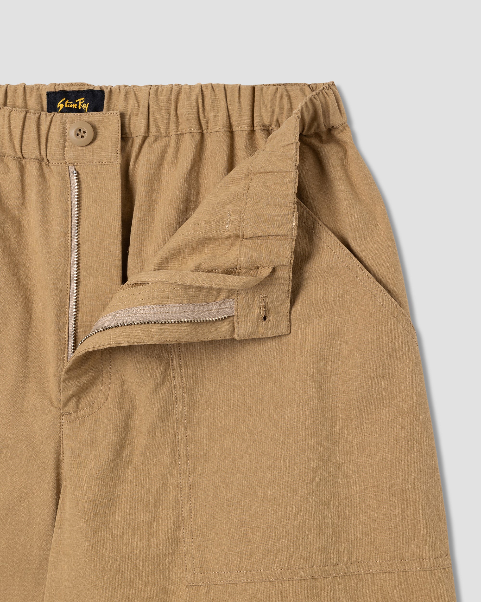stan-ray-jungle-shorts-khaki-baumwolle-elastisch image 2