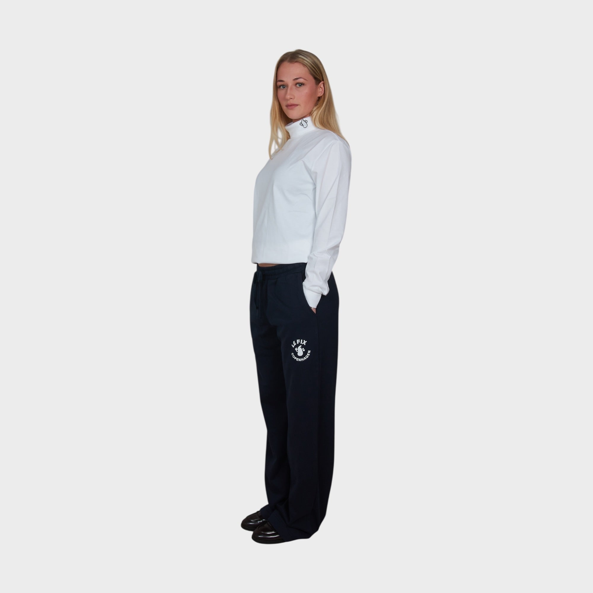 le-fix-sweatpants-navy-baggy-jogginghose-baumwolle image 4