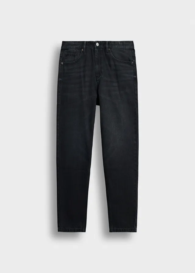 burocs-denim-matteo-tapered-jeans-black-washed-baumwolle image 1