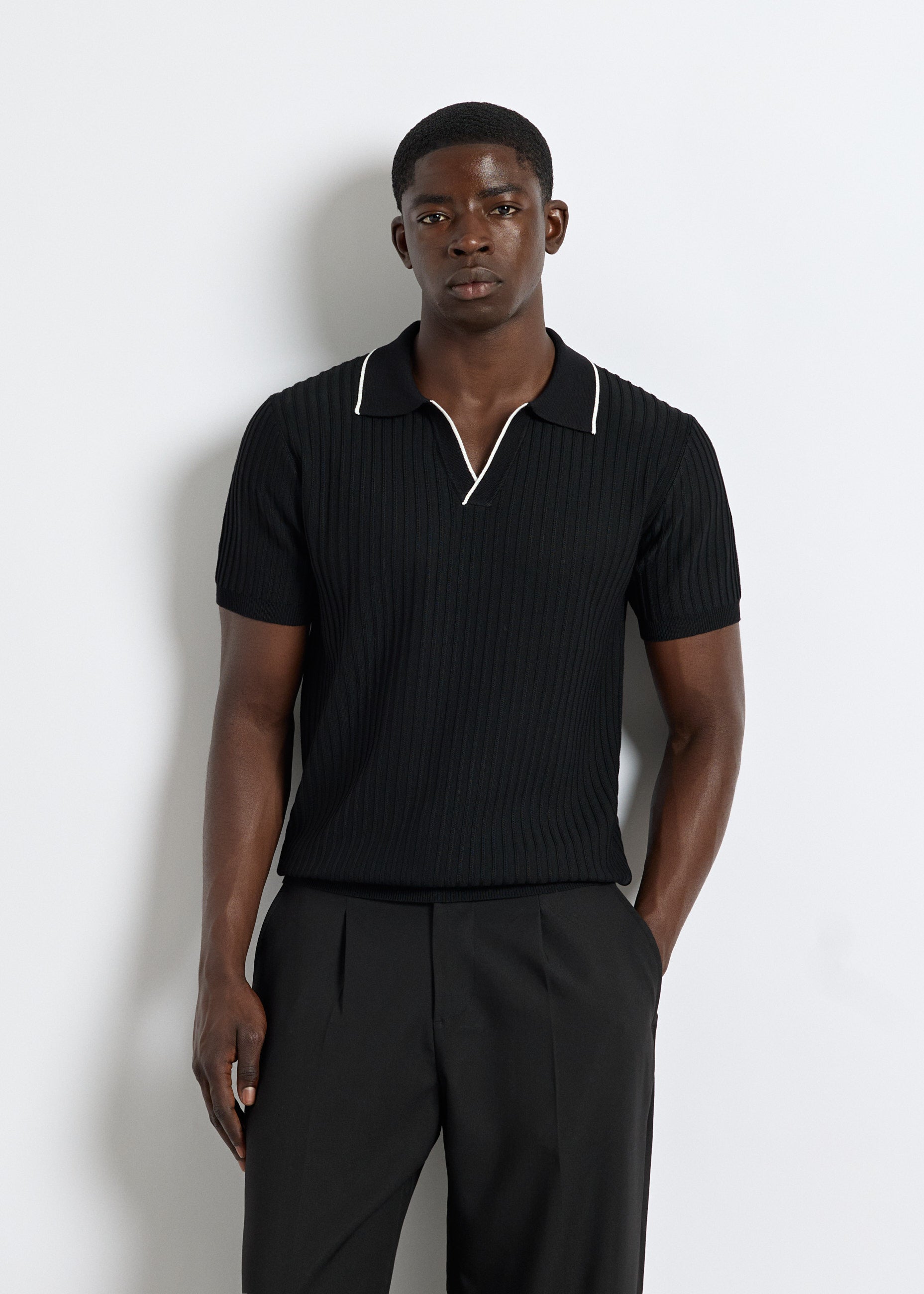 burocs-polo-t-shirt-herren-black-feinstrick-viskose image 4
