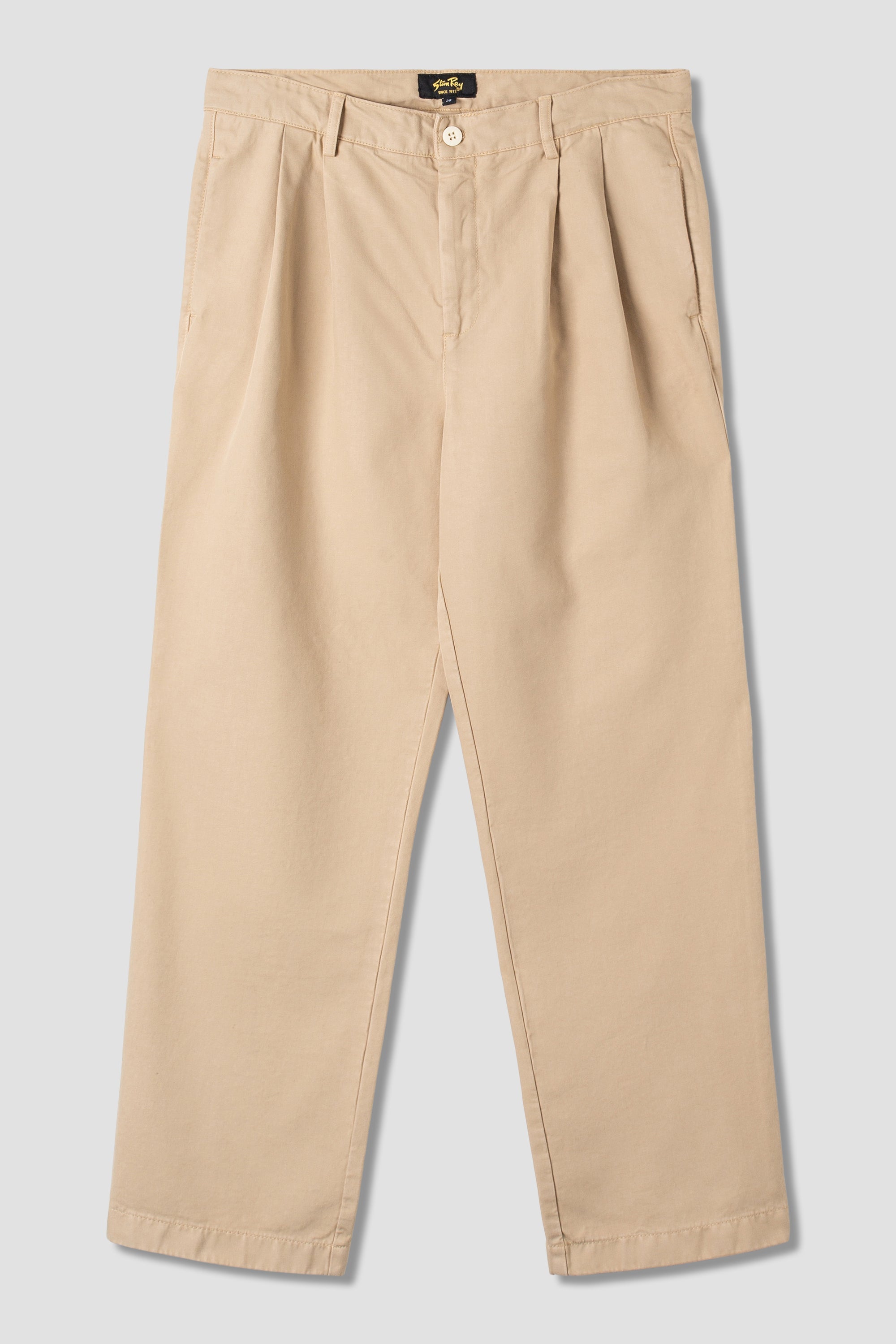 stan-ray-loose-pleat-chino-hose-khaki-twill image 1