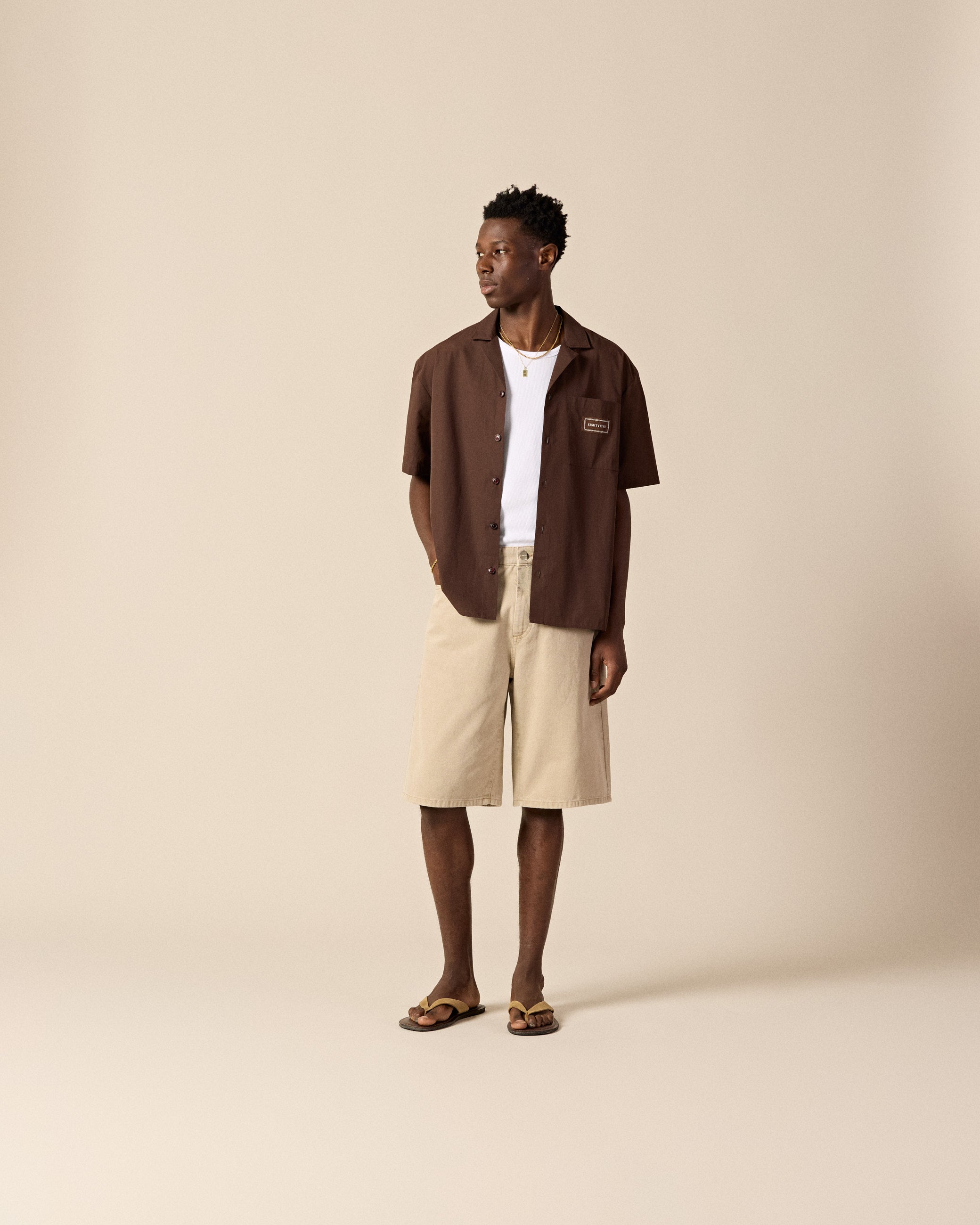 eightyfive-tops-resort-shirt-freizeithemd-brown image 4