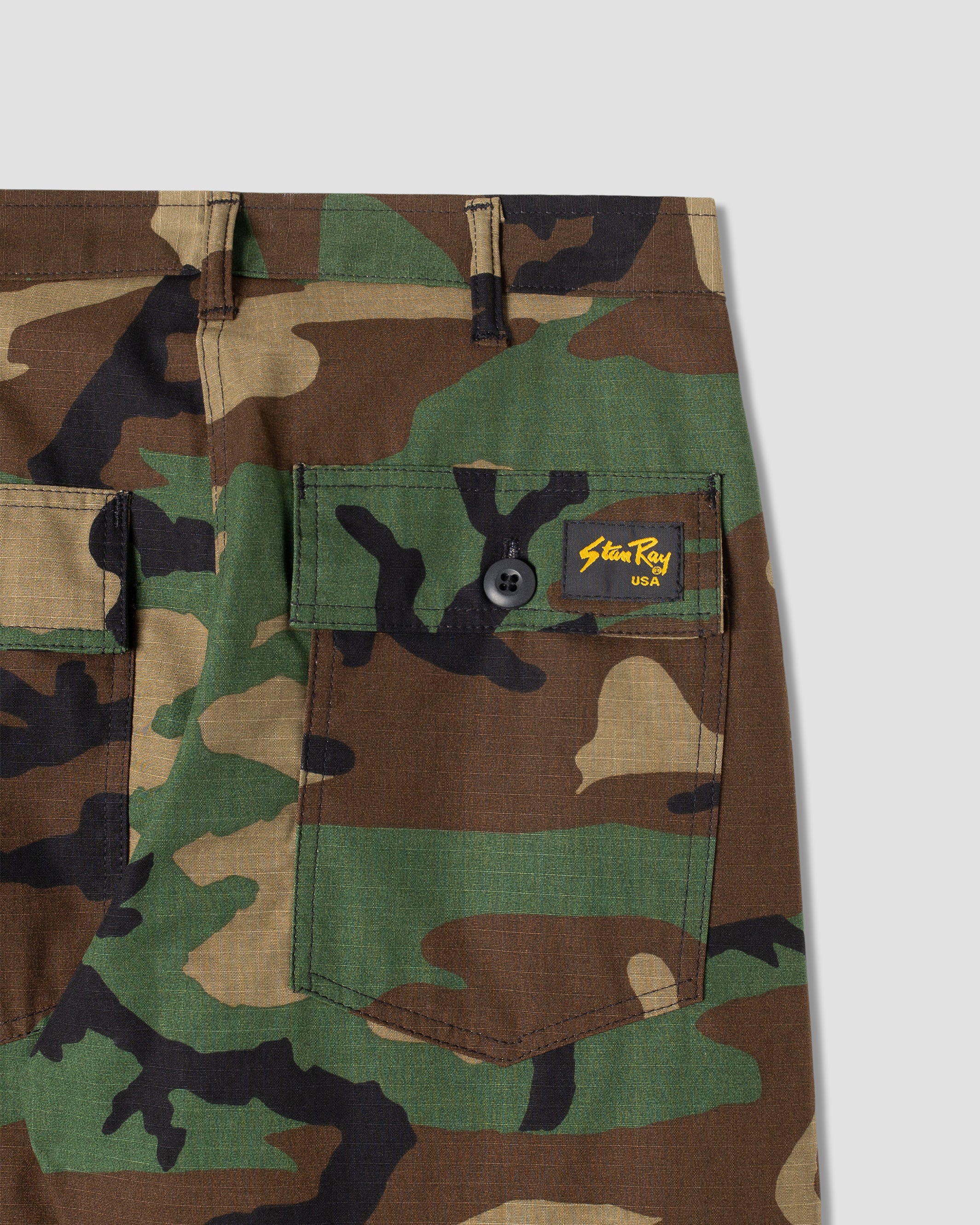 stan-ray-slim-fatigue-woodland-ripstop-hose-camo image 3