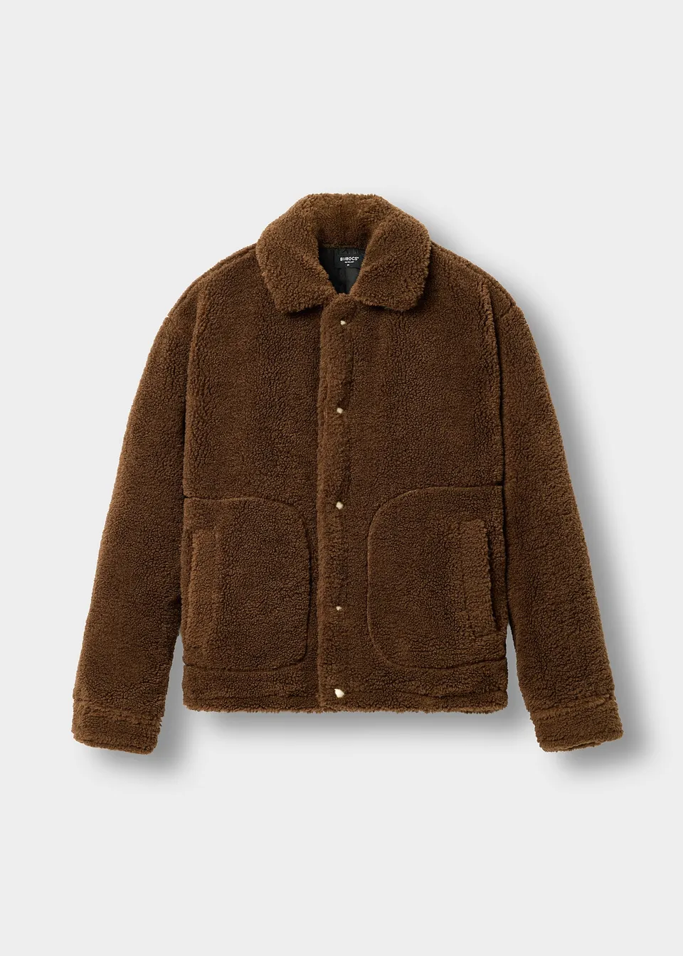 burocs-teddy-jacket-teddyjacke-braun-oversized image 1
