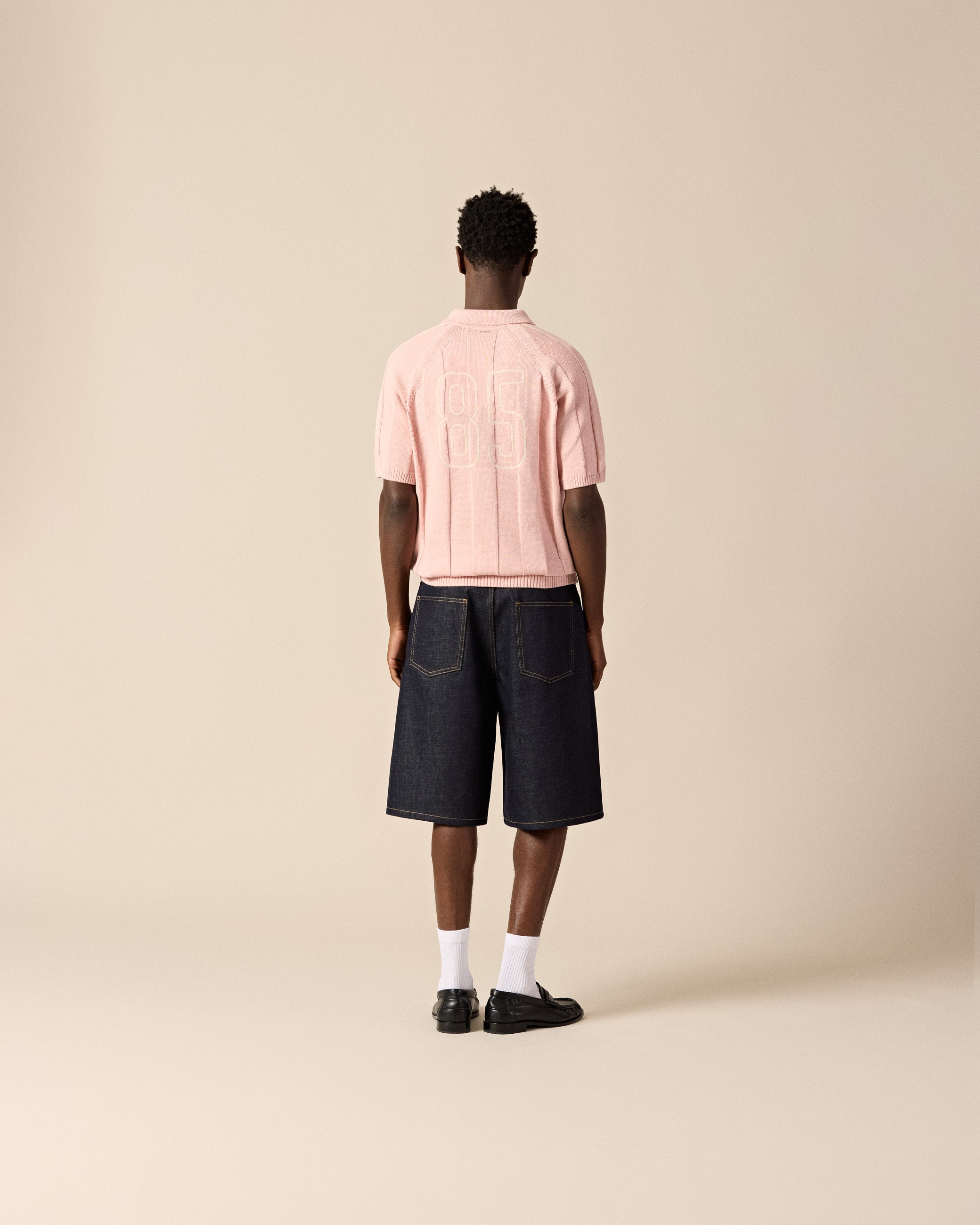 eightyfive-football-polo-shirt-dusty-rose-baumwolle image 5
