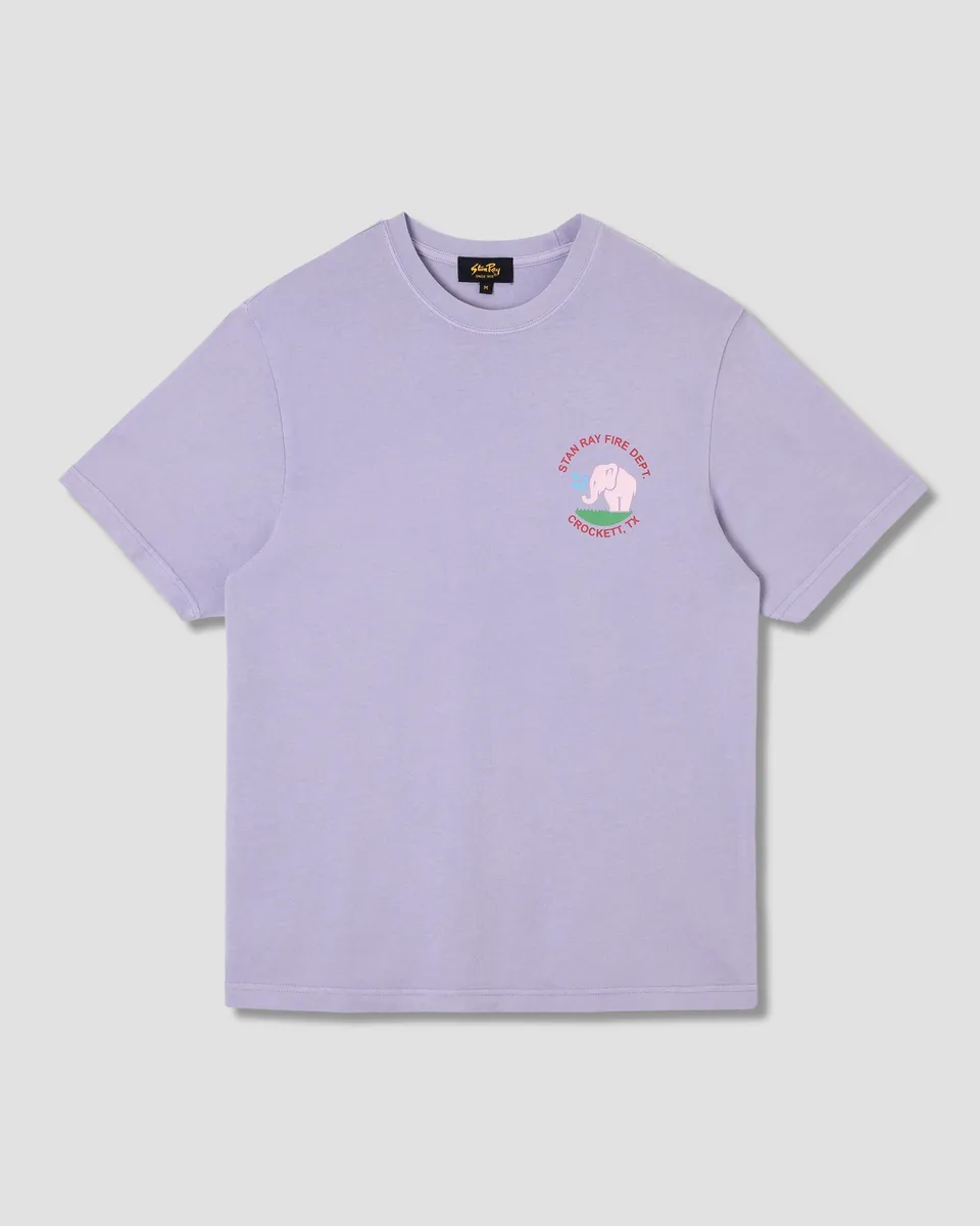 stan-ray-fire-dept-tee-cosmic-purple-t-shirt image 1